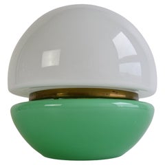 Glass table lamp, by Štěpán Tabera for OPP Jihlava, 1970s.