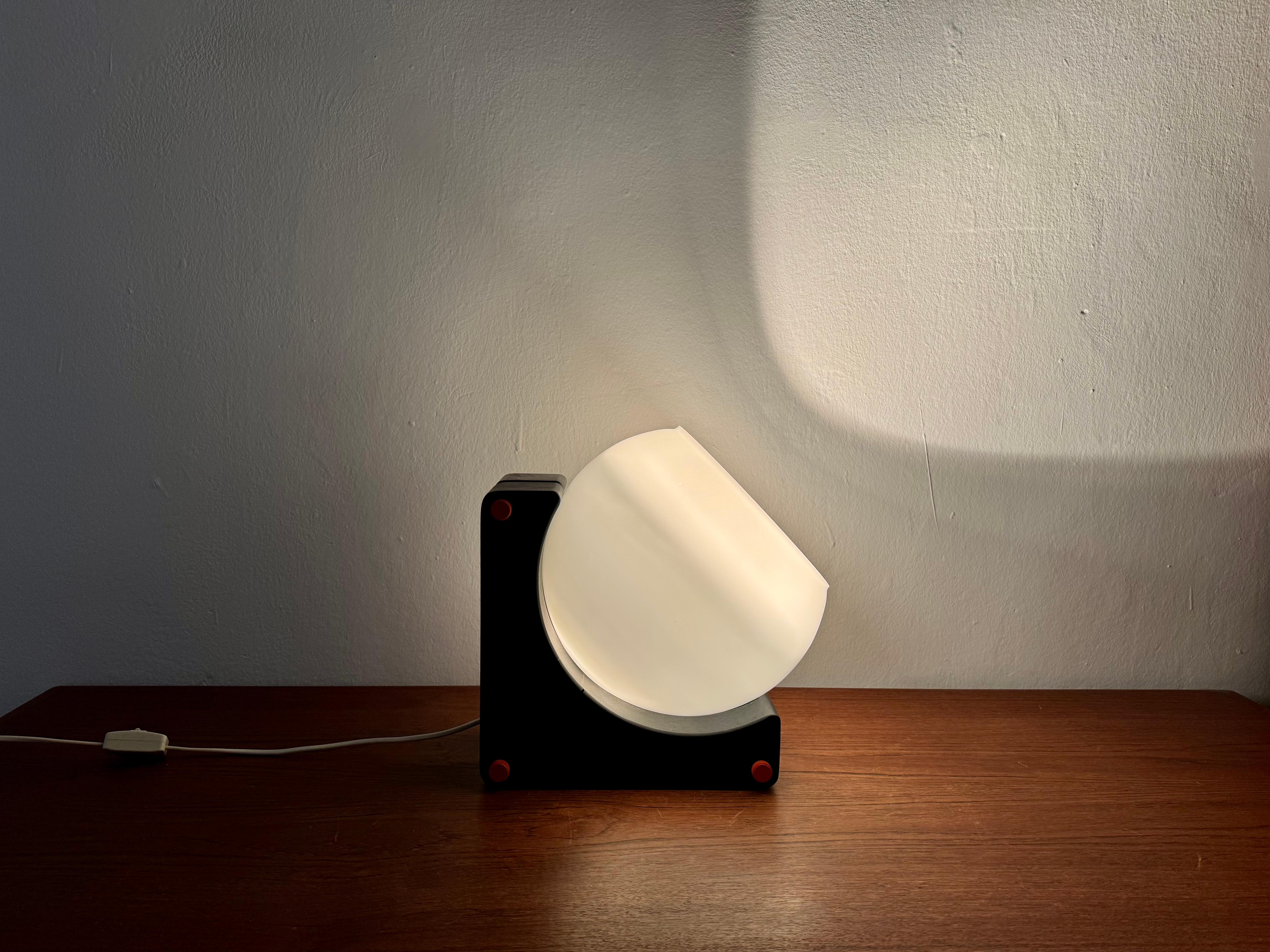 Lampe de table en verre par Temde en vente 4