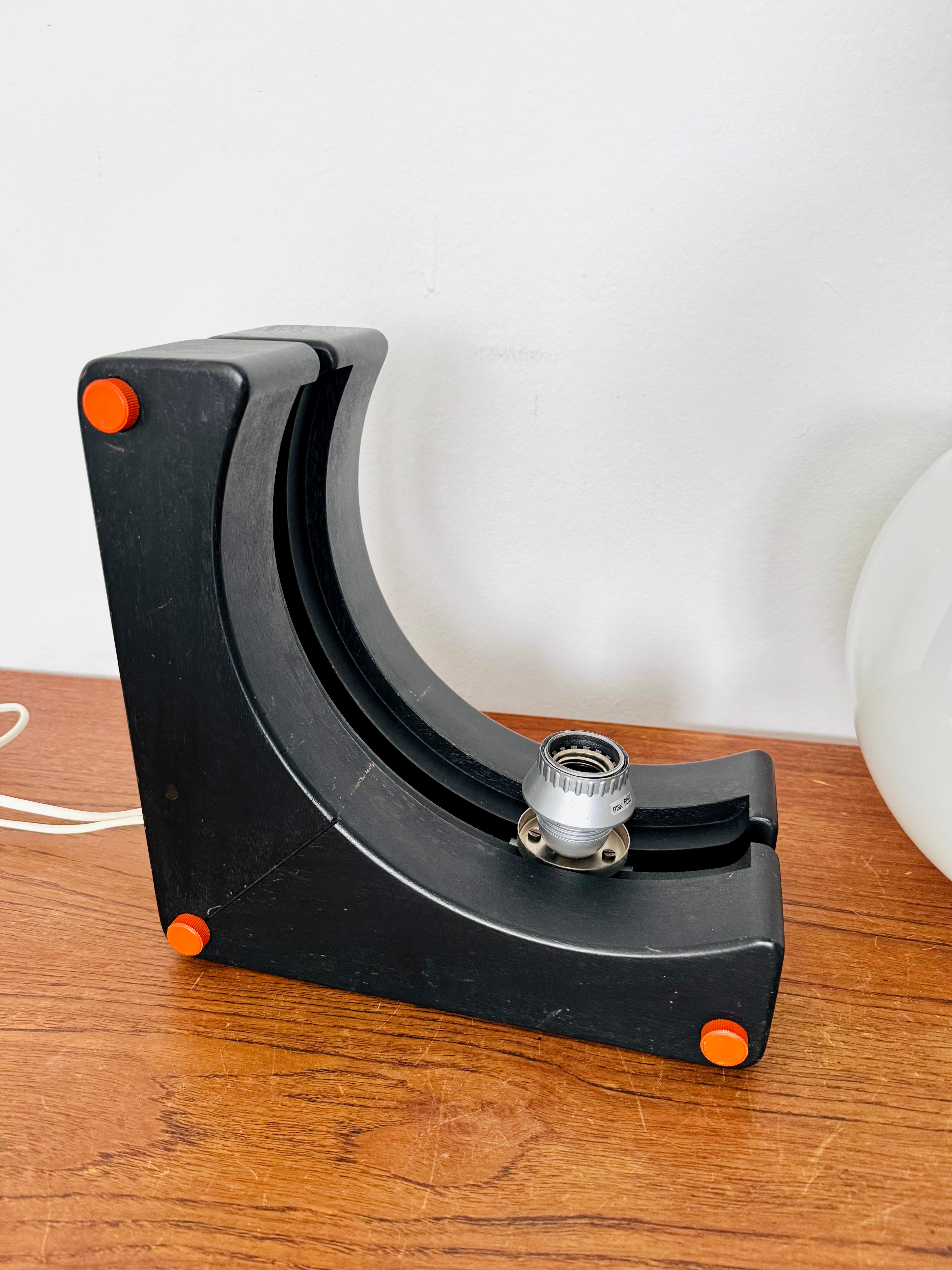 Lampe de table en verre par Temde en vente 8