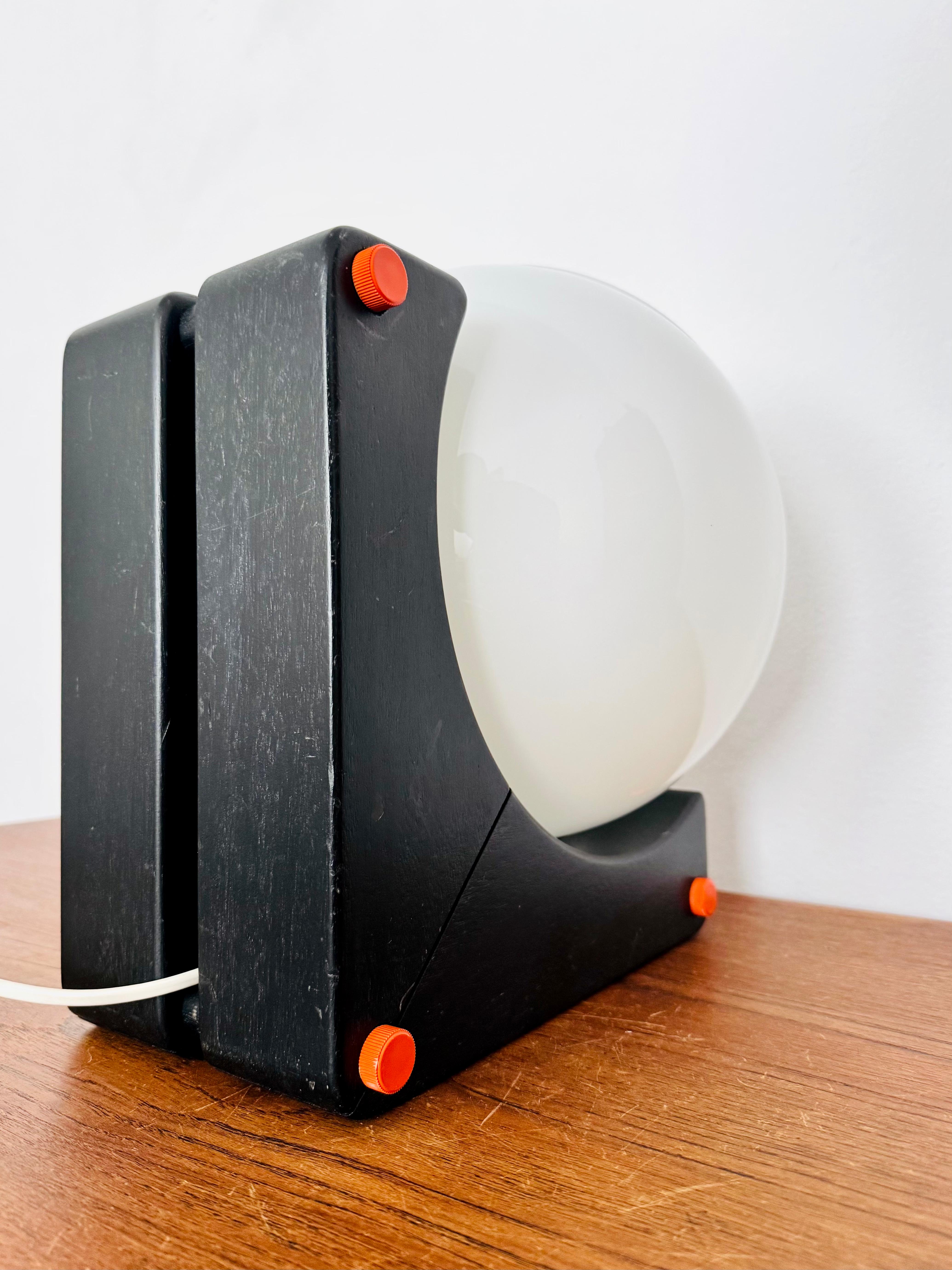 Lampe de table en verre par Temde Bon état - En vente à München, DE