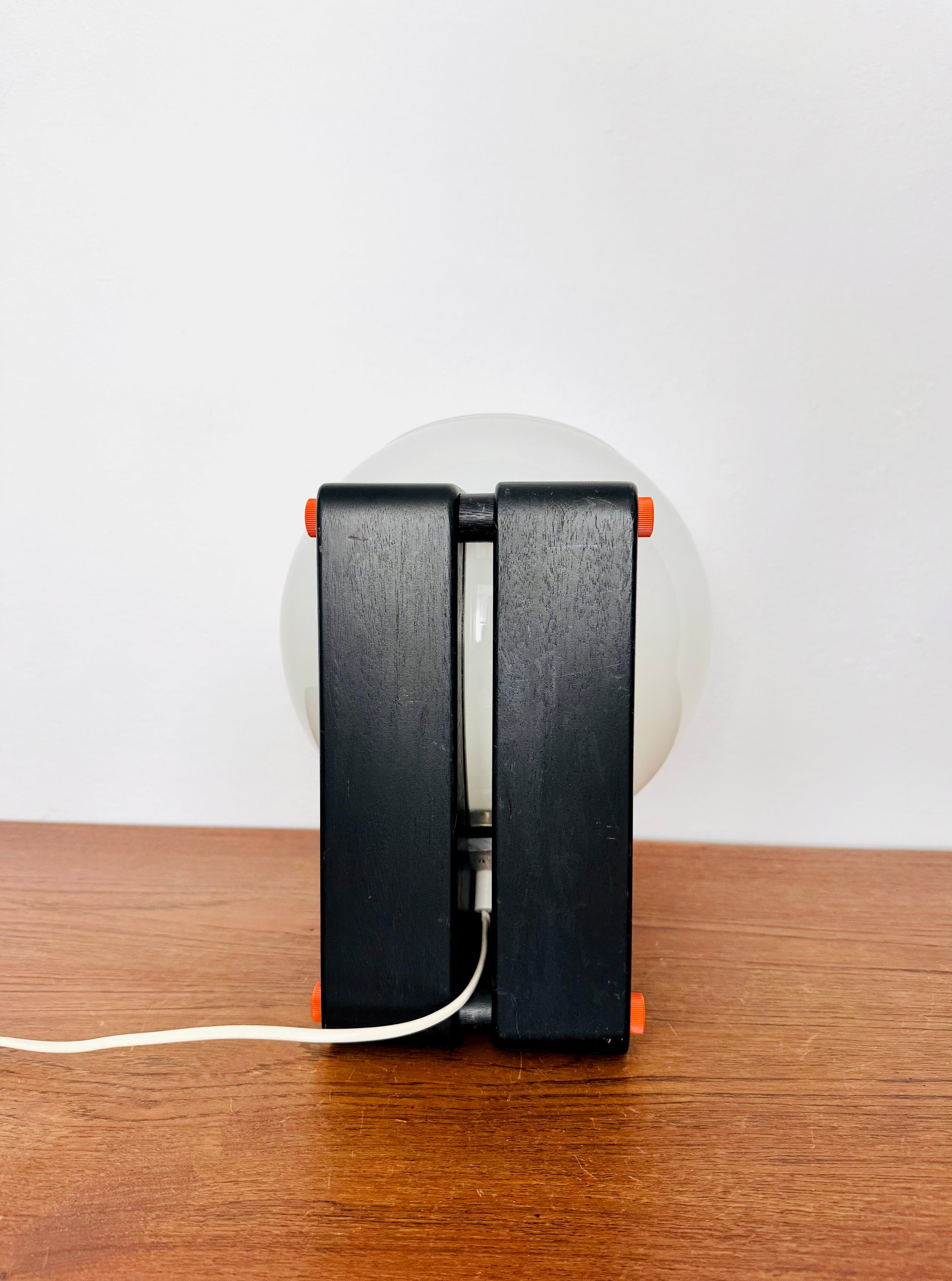 Lampe de table en verre par Temde en vente 2