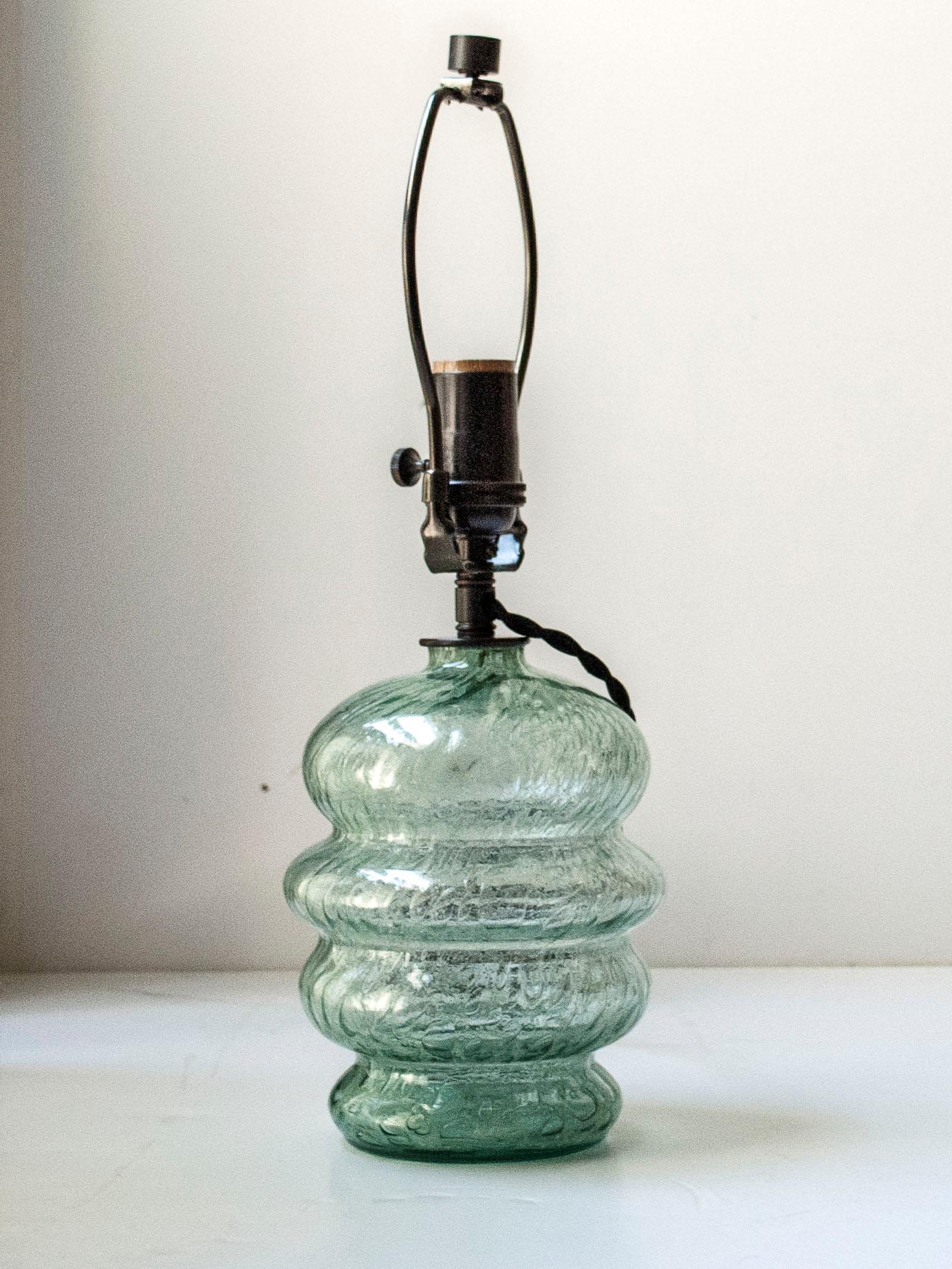 Lámpara de mesa de cristal de Ture Berglund para Skansen, Estocolmo Glasbruk, Suecia Vidrio en venta