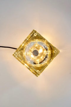 Glass Table Lamp ‘Cubosfera’ by Alessandro Mendini, 1960s
