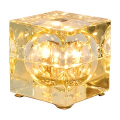 Glass Table Lamp ‘Cubosfera’ by Alessandro Mendini, 1960s
