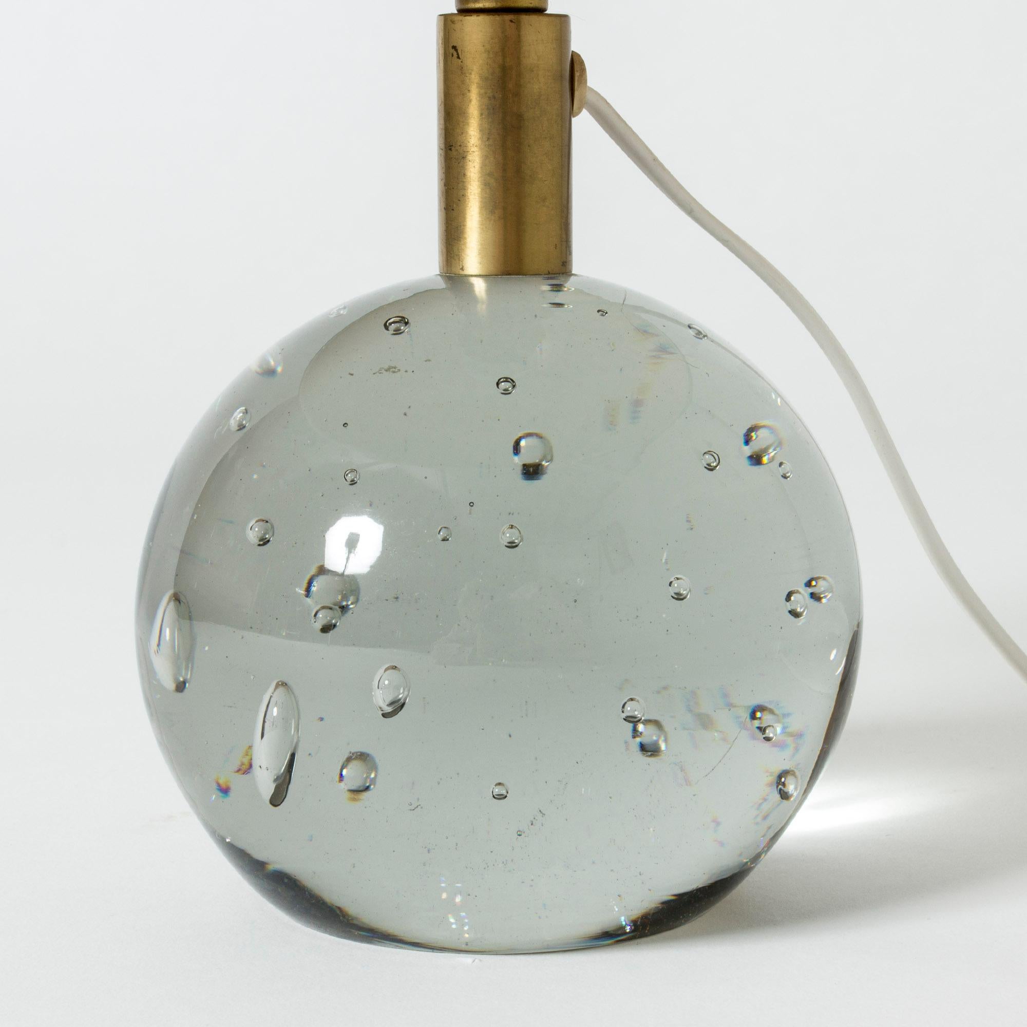 Tischlampe aus Glas aus Glas, entworfen von Josef Frank für Svenskt Tenn, Schweden, 1940er Jahre (Schwedisch)