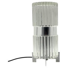 Glass table lamp, Fidenza Vetraria Italy 1970s