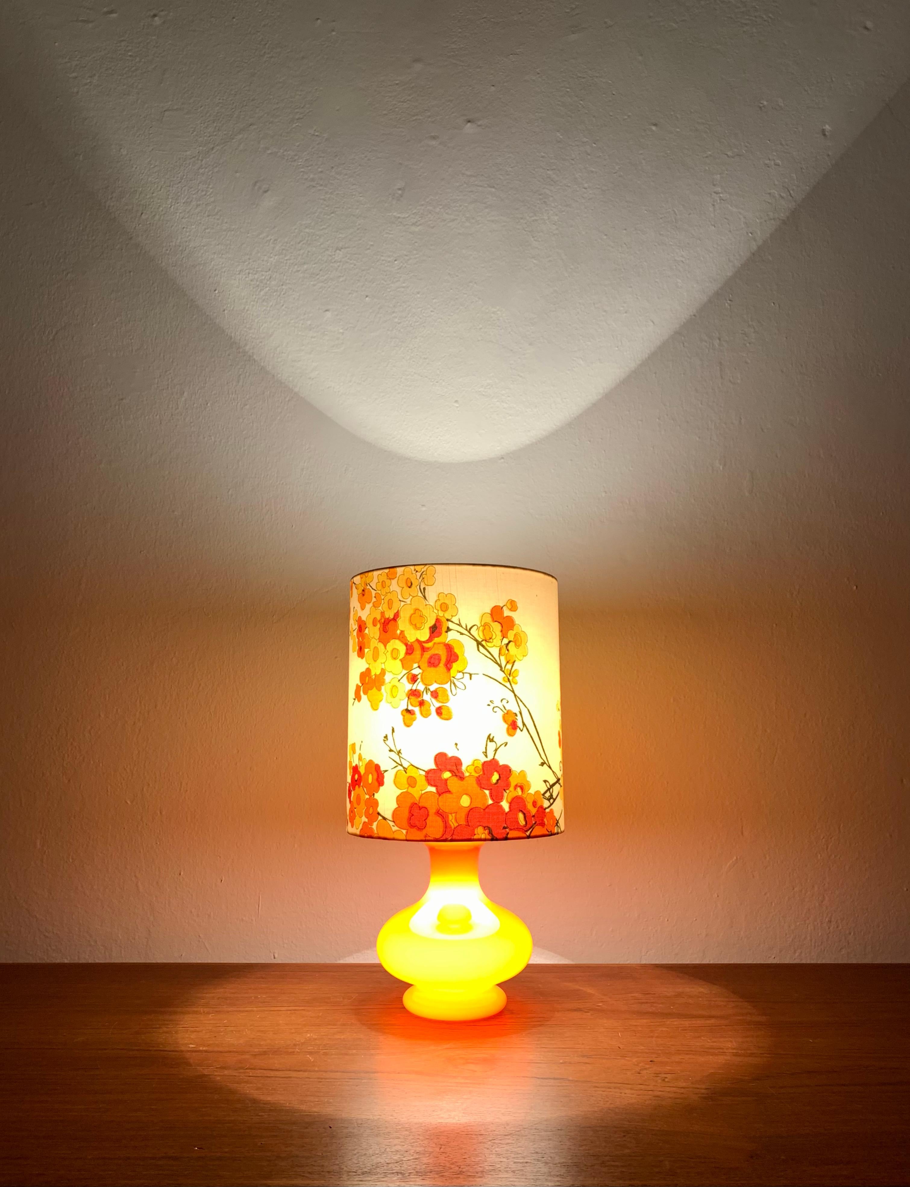 Glass Table Lamp For Sale 1