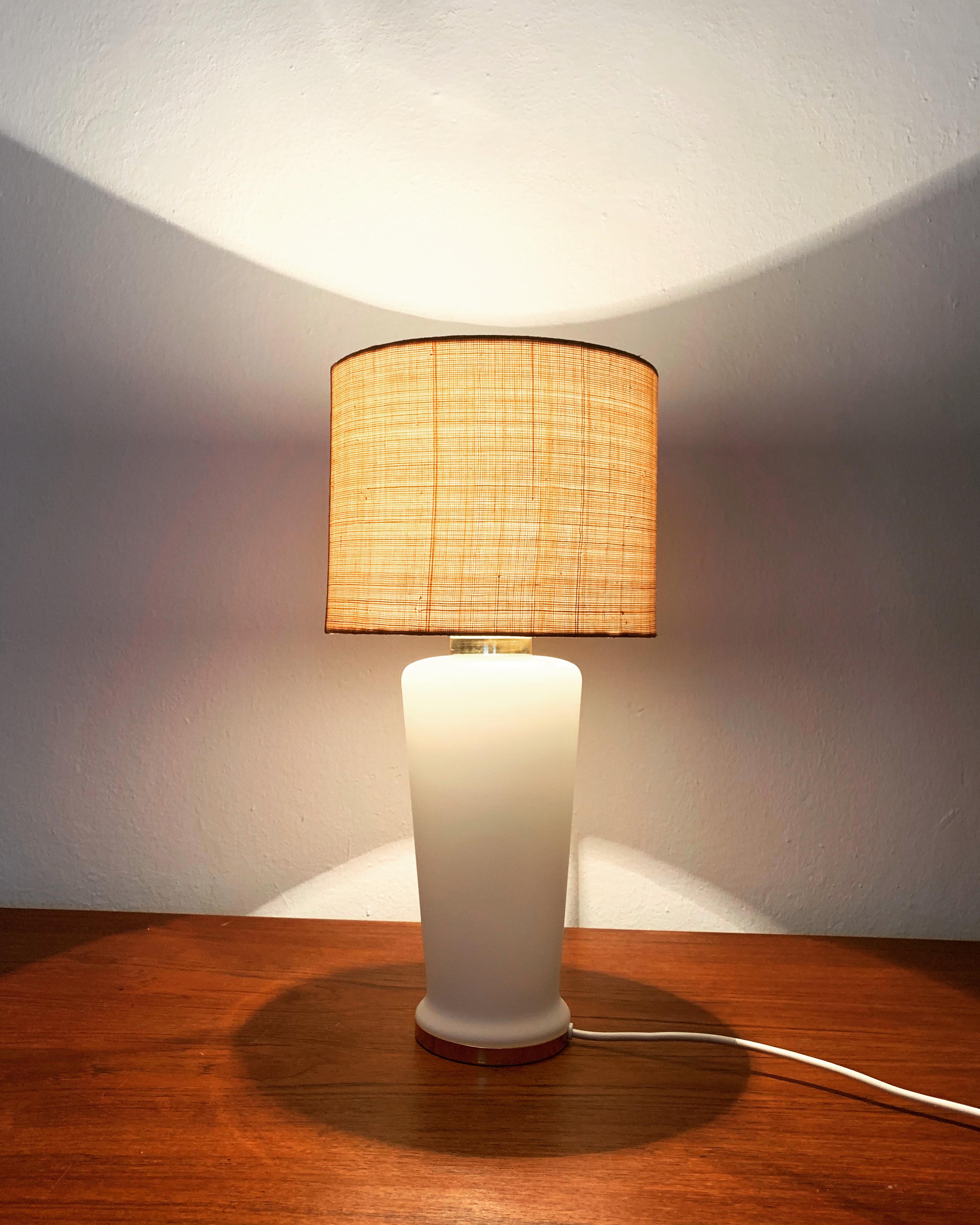 Glass Table Lamp For Sale 1
