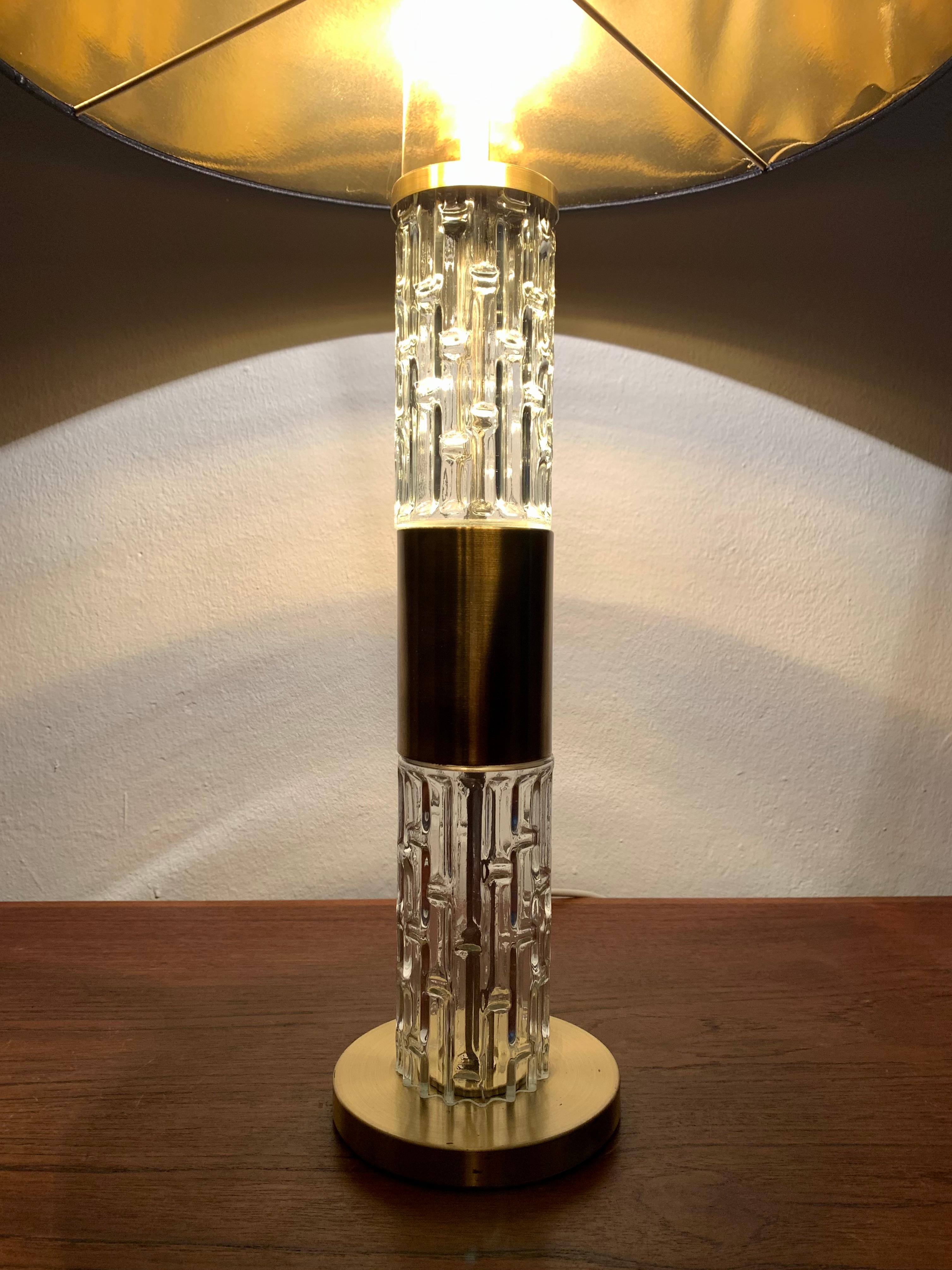 Glass Table Lamp from Doria For Sale 4