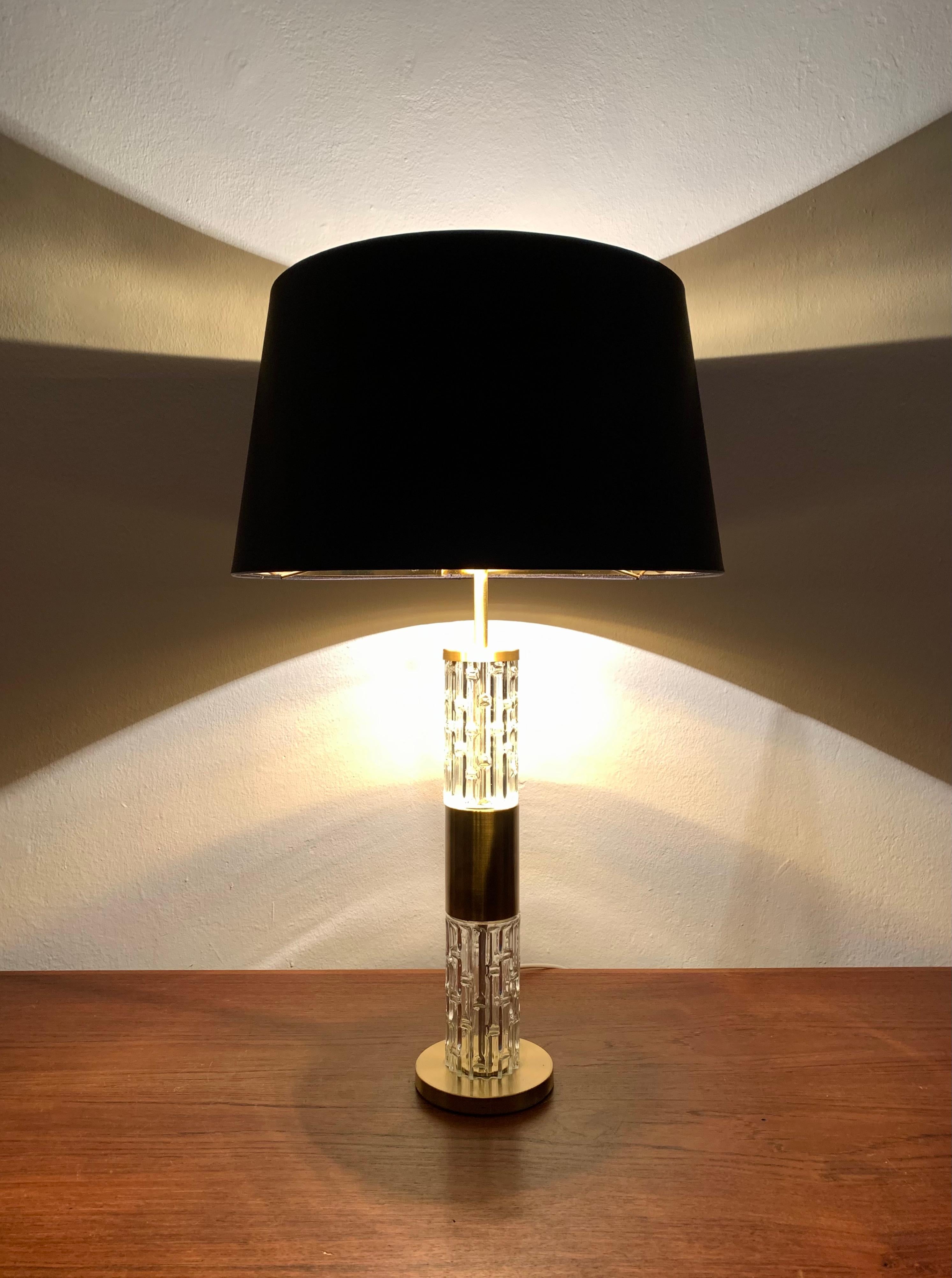 Glass Table Lamp from Doria For Sale 2