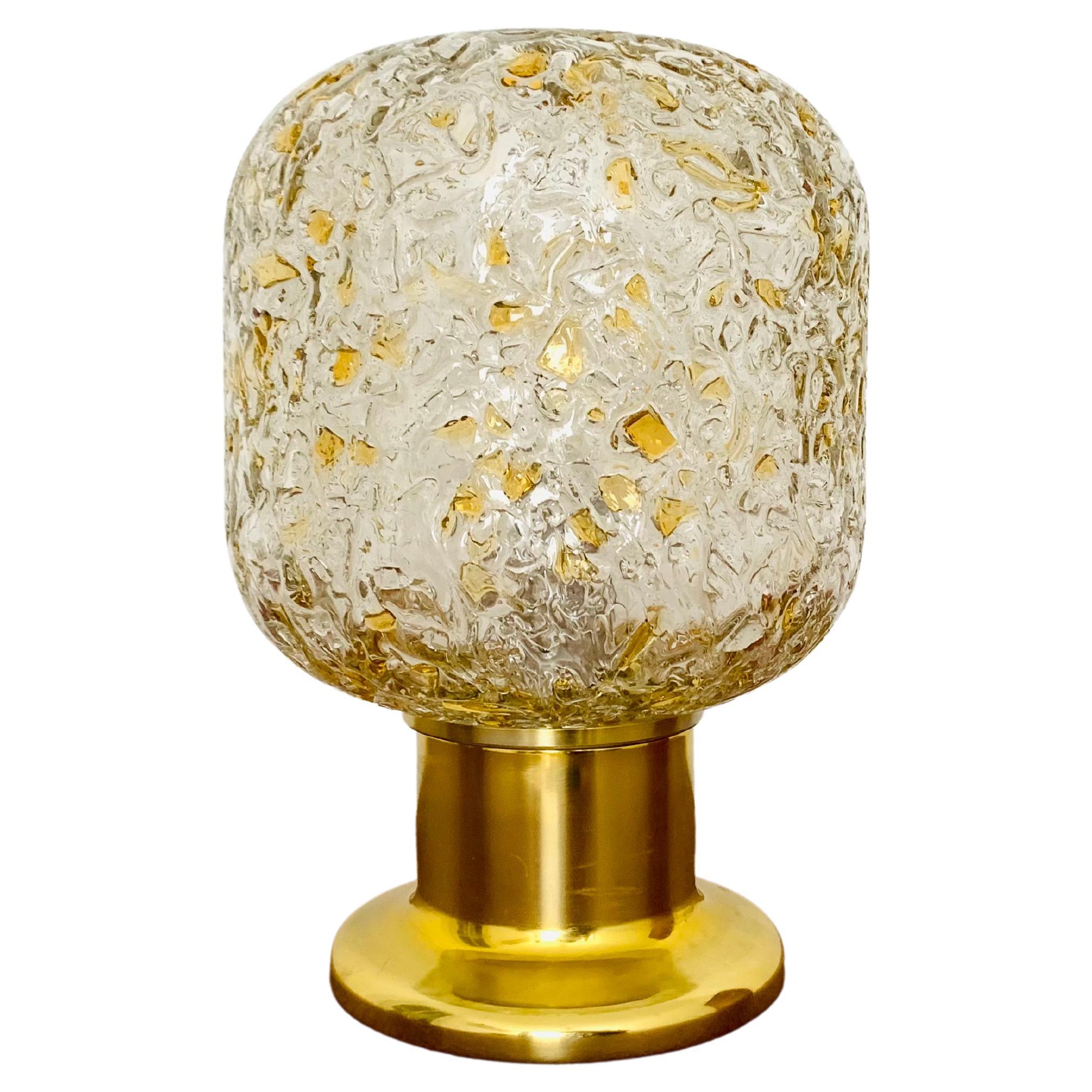 Glass Table Lamp from Doria For Sale