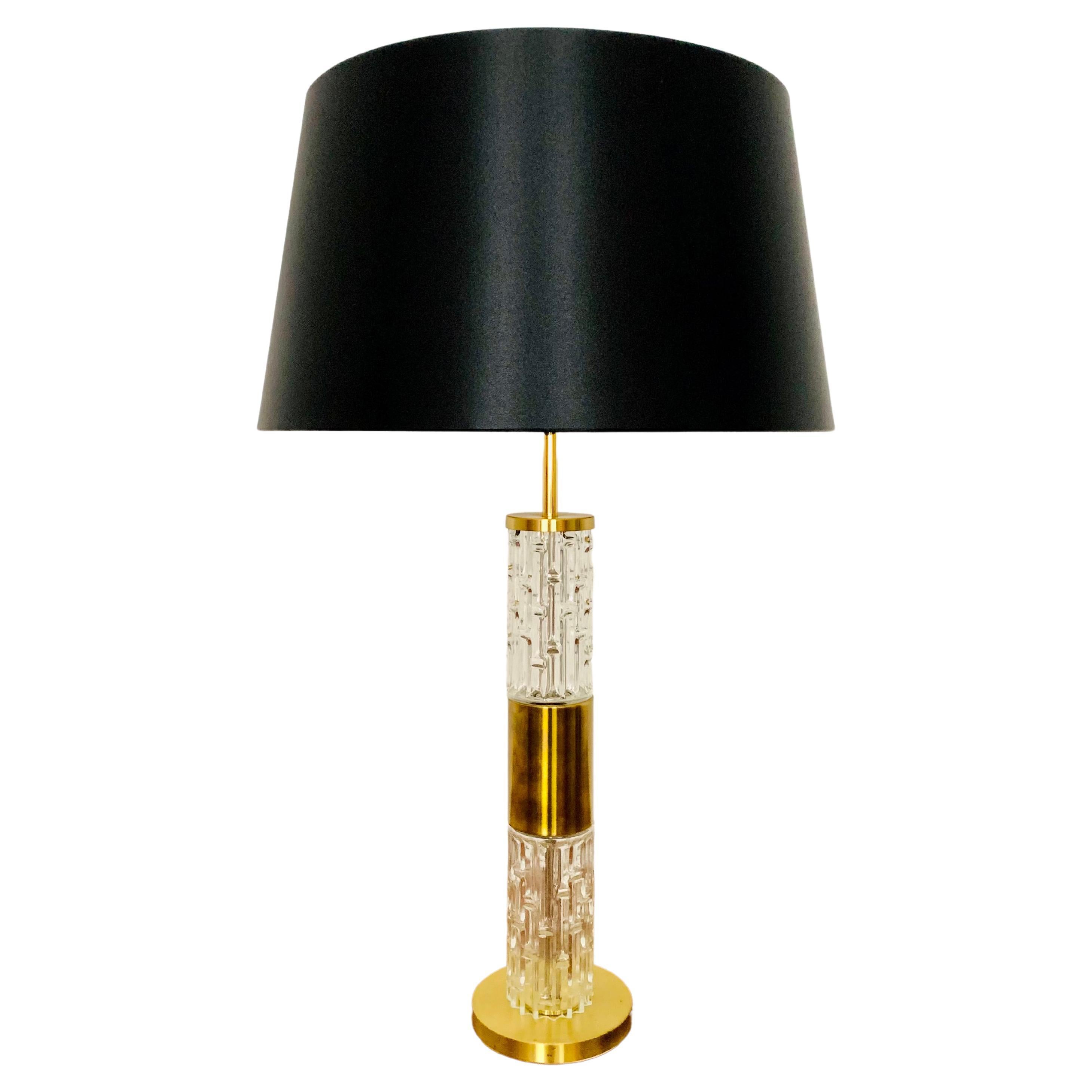 Glass Table Lamp from Doria For Sale