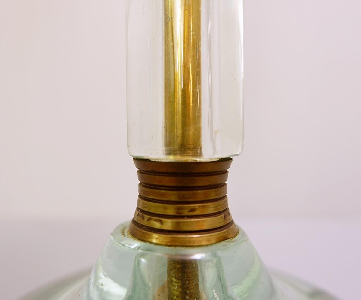 Italian Glass Table Lamp from Seguso, 1940s For Sale