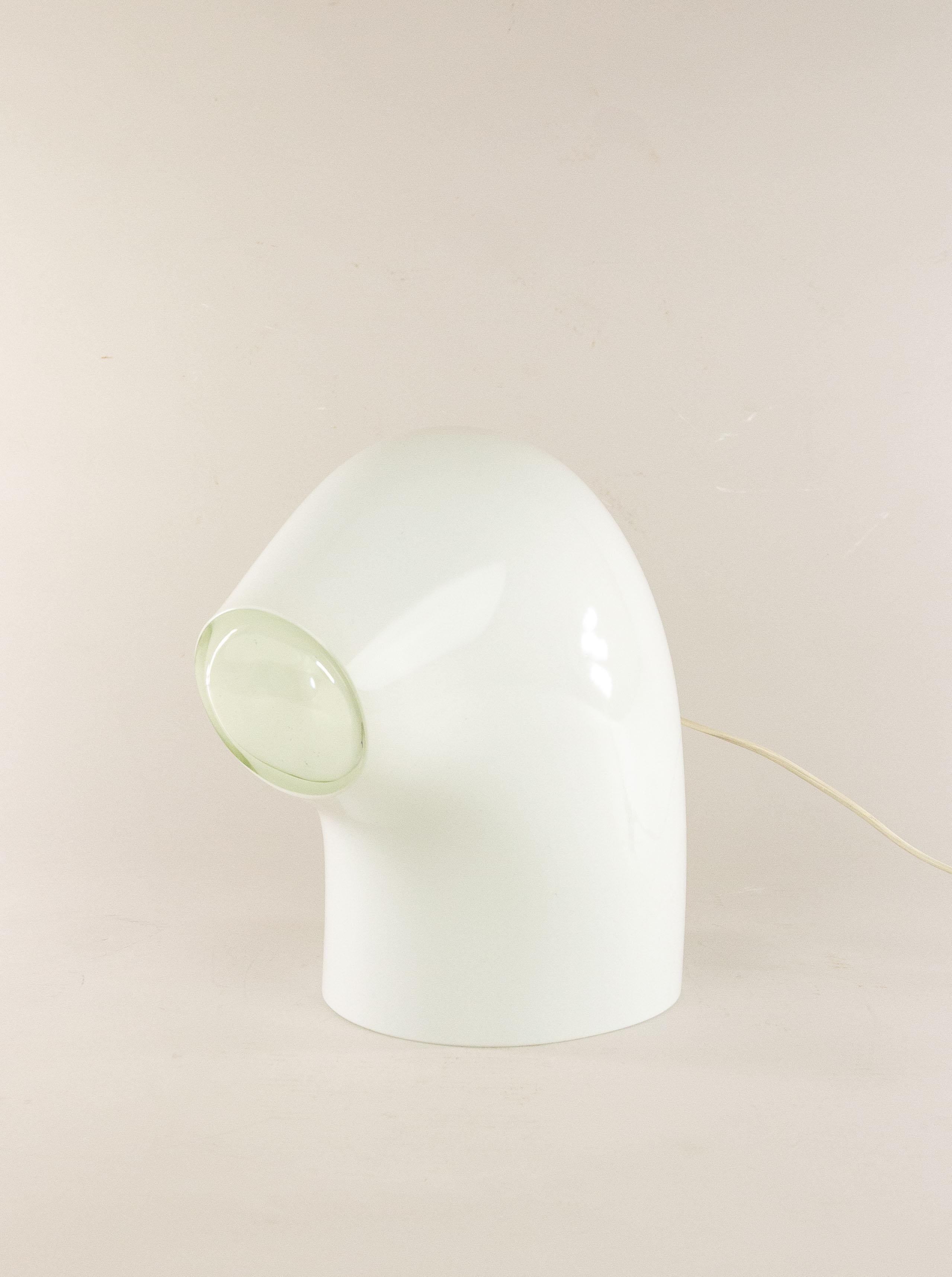 Mid-Century Modern Glass Table Lamp L 290 by Gino Vistosi for Vistosi, 1970s