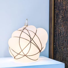 Glass table lamp model Giant Thread Ball by Vanessa Mitrani