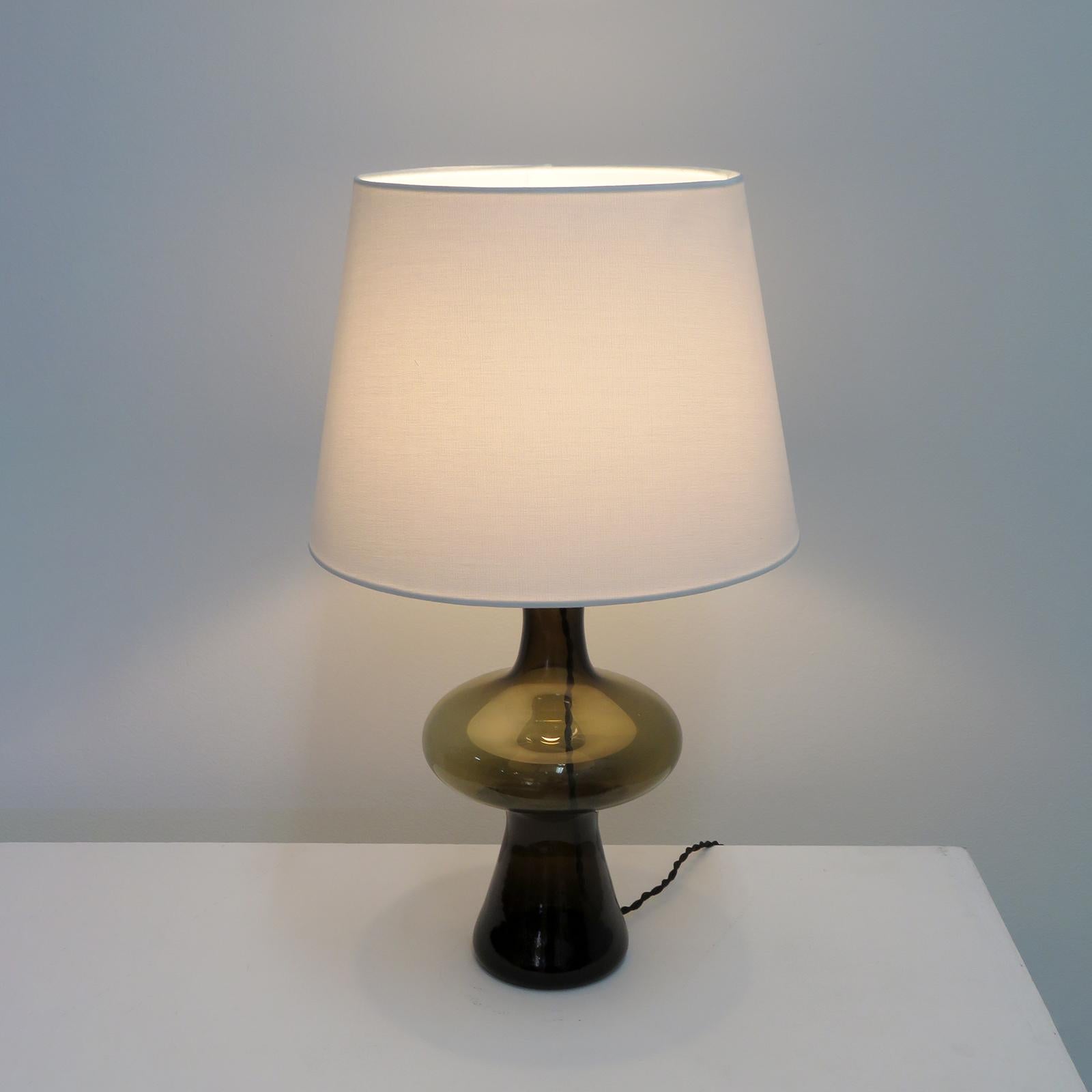 Mid-20th Century Glass Table Lamps by Holmegaard, 1960