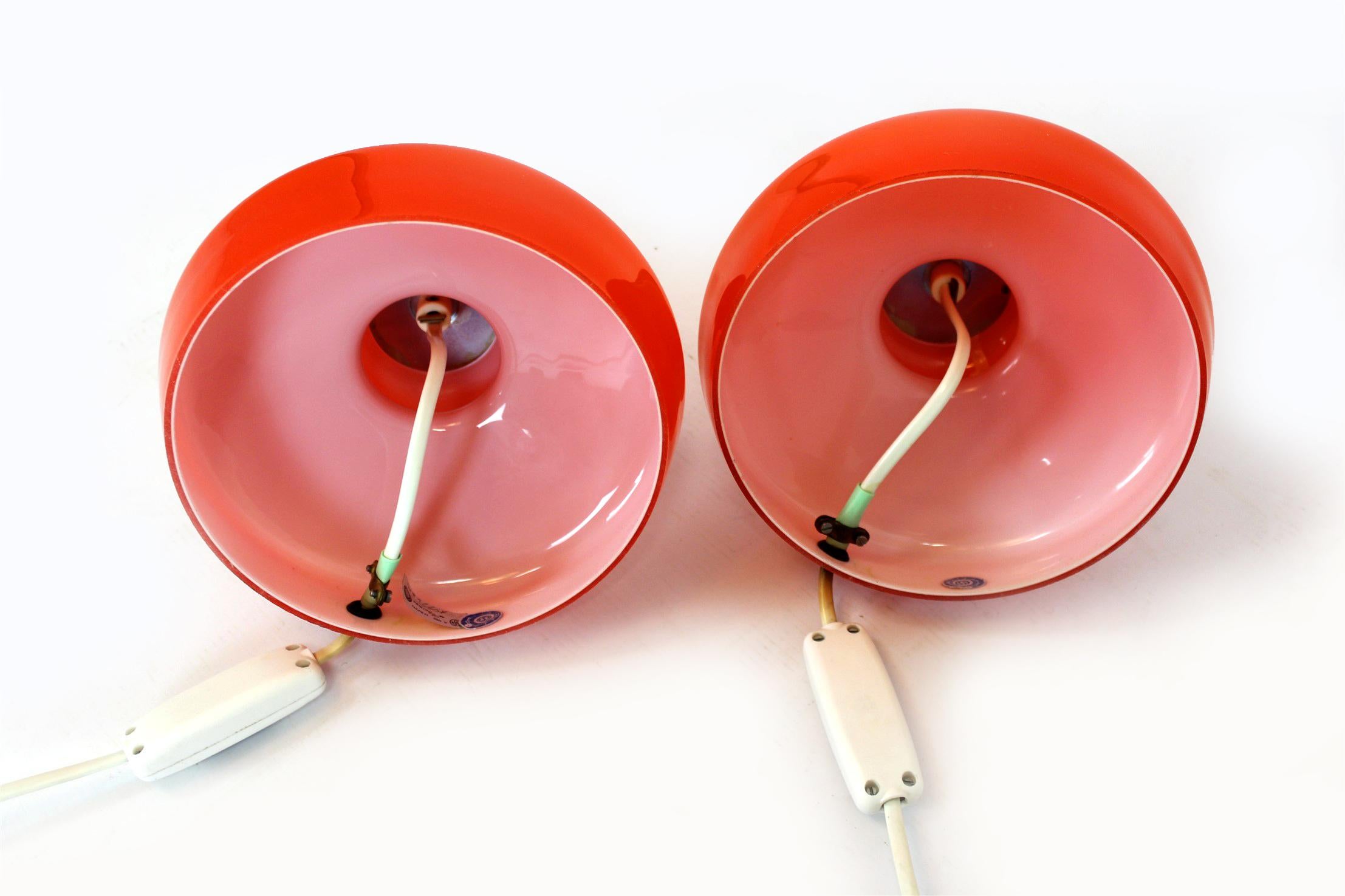 Glass Table Lamps  by Stepan Tabery for Osvetlovaci Sklo, 1970s, Set o For Sale 3