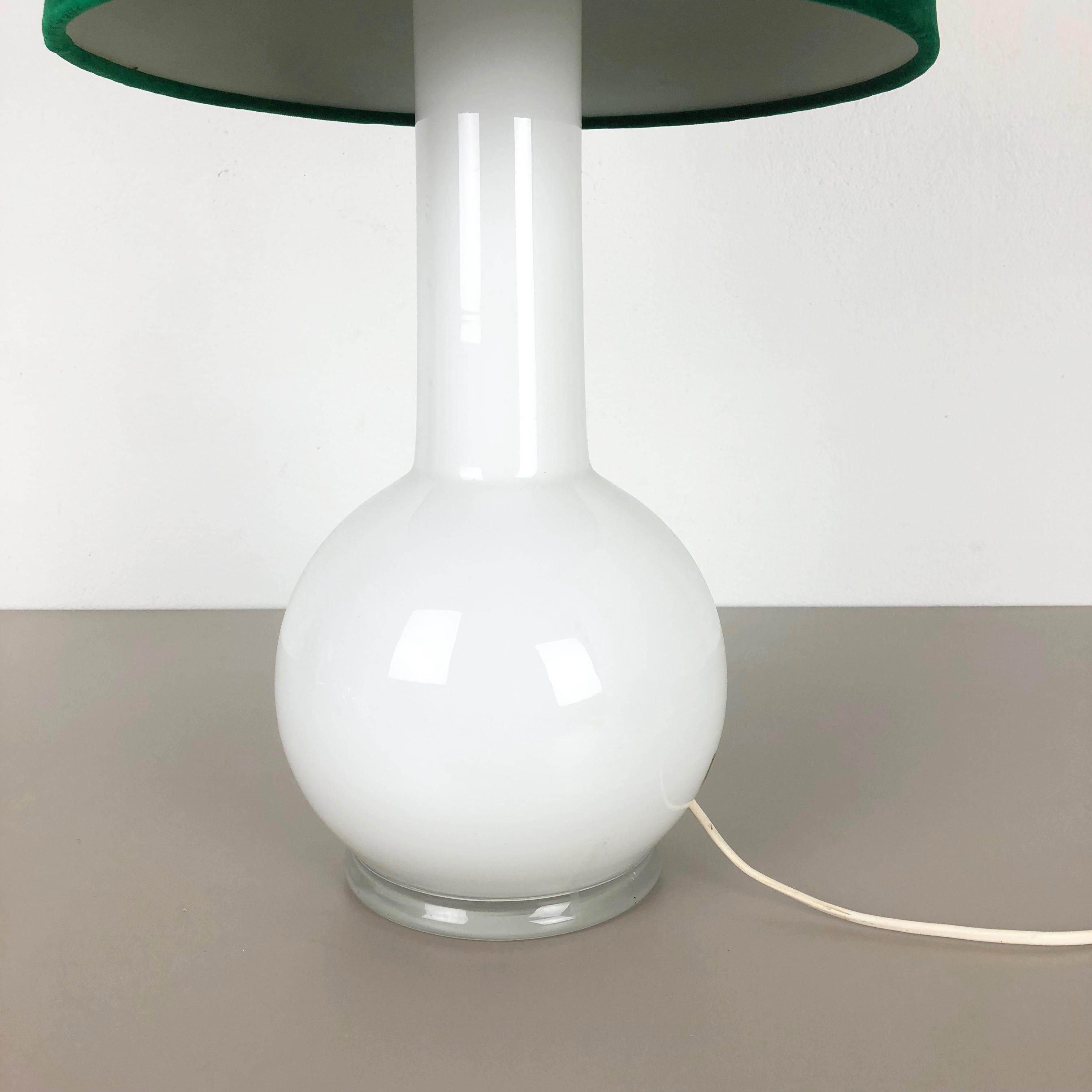 Glass Table Light by Uno & Östen Kristiansson for Luxus Vittsjö, Sweden, 1970s 4