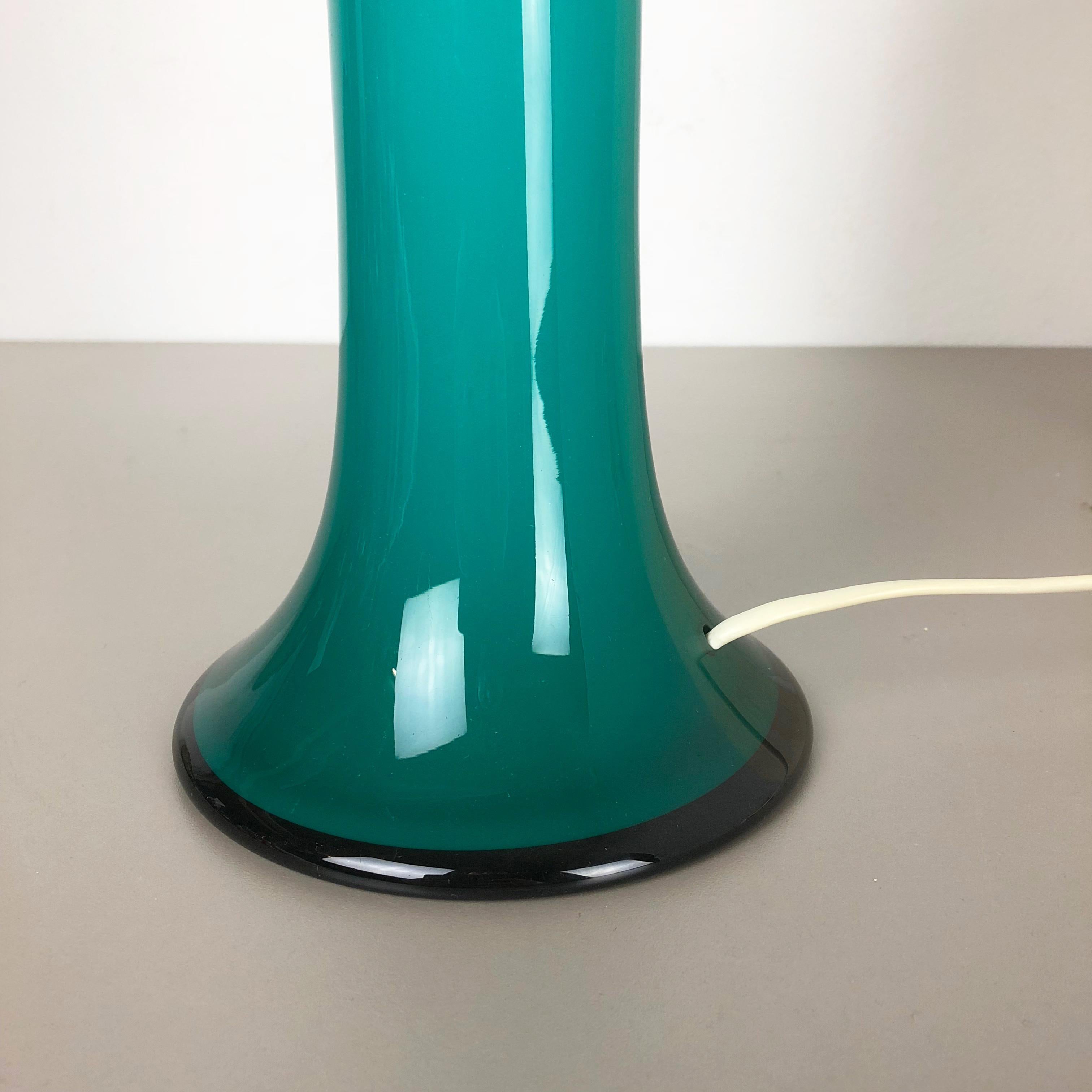 Glass Table Light by Uno & Östen Kristiansson for Luxus Vittsjö, Sweden, 1970s For Sale 5