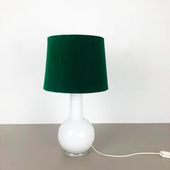 Lampe de bureau en verre par Uno & sten Kristiansson pour Luxus Vittsj, Suède, 1970