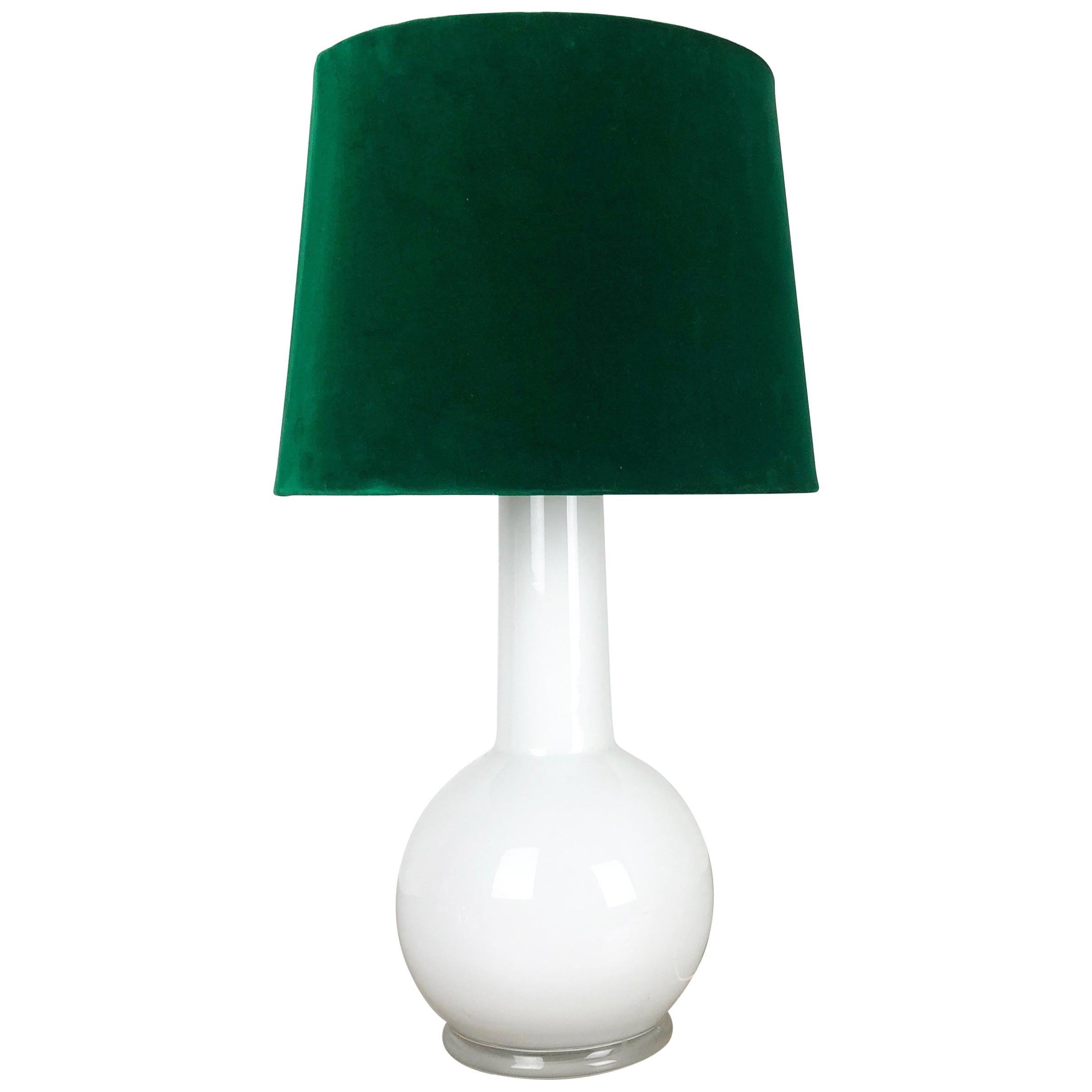Lampada da tavolo in vetro di Uno & Östen Kristiansson per Luxus Vittsjö, Svezia, anni '70