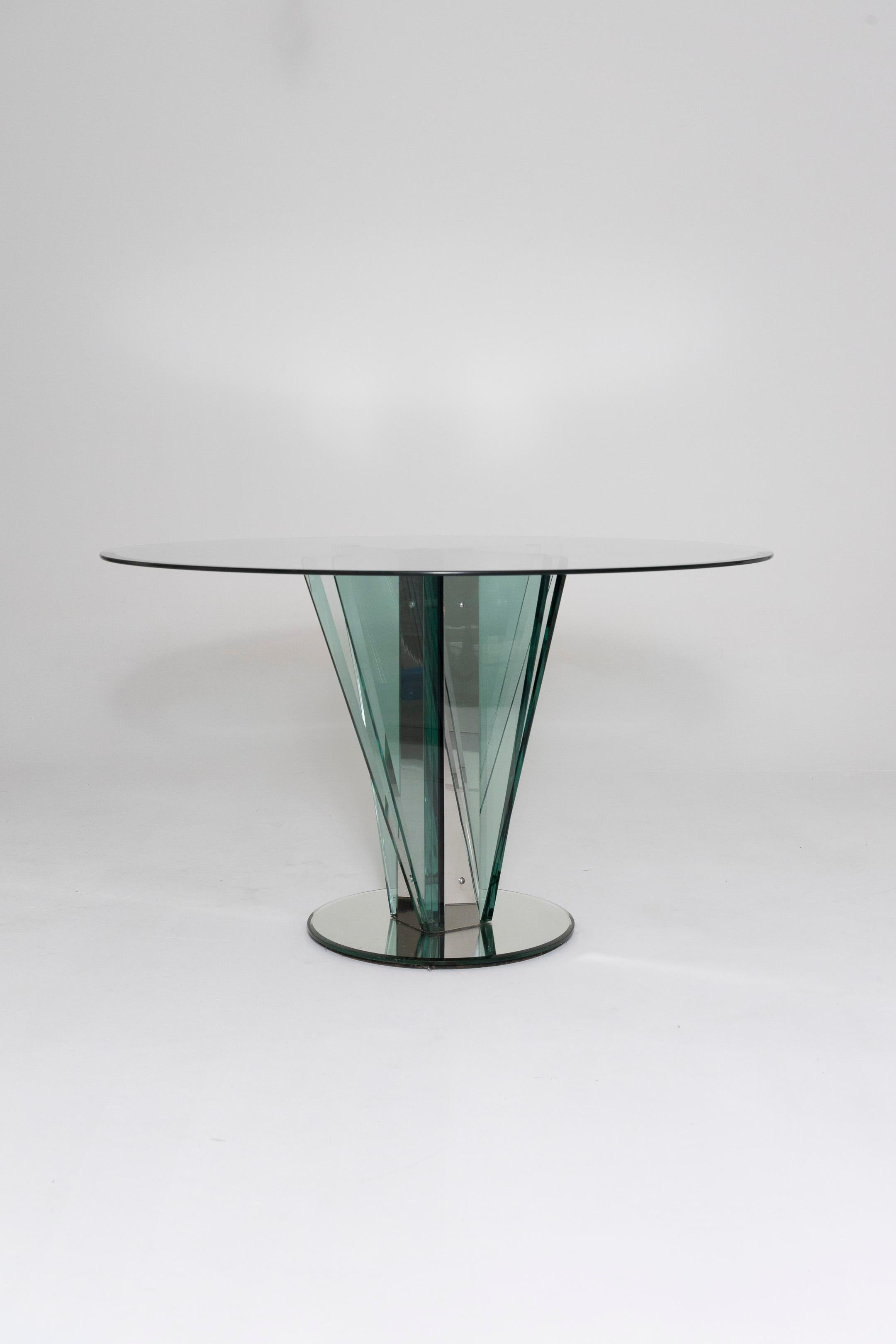 20th Century Glass Table Pietro Chiesa
