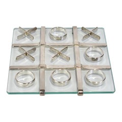 Glass Tic-Tac-Toe Set