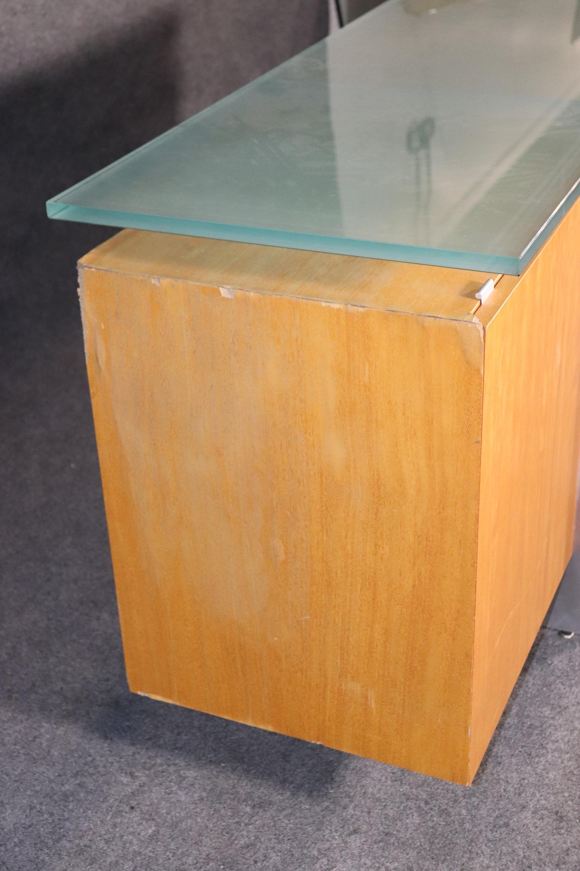 Glass Top Cabinet from Vladimir Kagan's Workshop For Sale 3