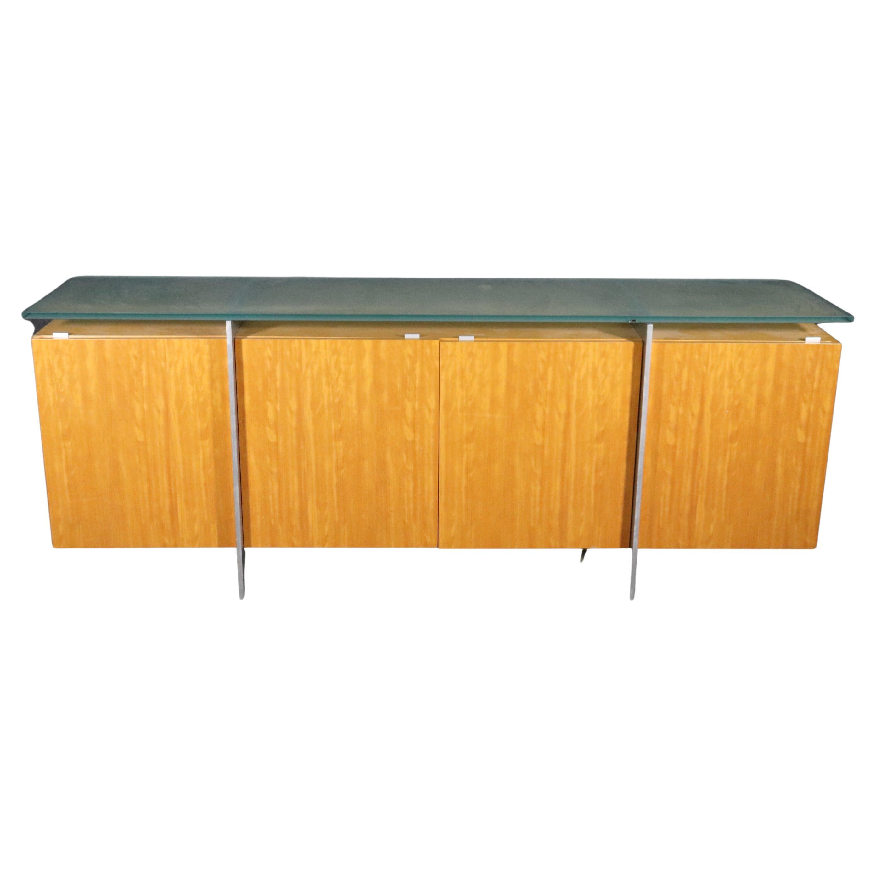 Glass Top Cabinet from Vladimir Kagan's Workshop For Sale