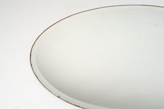 Glass Top, Centerpiece, Beveled Mirror, Early 20th Century.