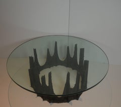 Glass Top Coffee Table by Paul Evans