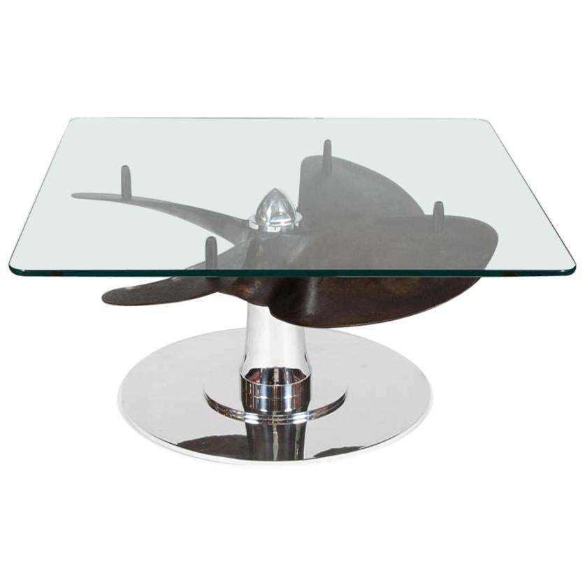 Ship Propeller Coffee Table For Sale at 1stDibs