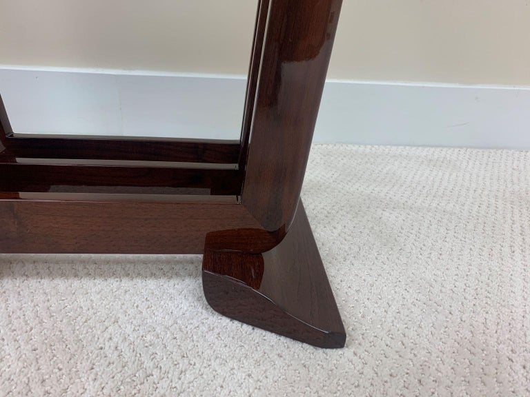 Speed Band Table Glass Top Machine Age Art Deco Speed Band Side Table For Sale at ...