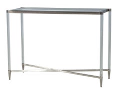 Glass Top Modern Acrylic Console Table
