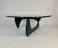 Glass Top Noguchi Style Coffee Table