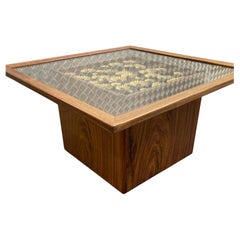 Glass Top Rose Coffee Table by Stuart Devlin, circa 1985