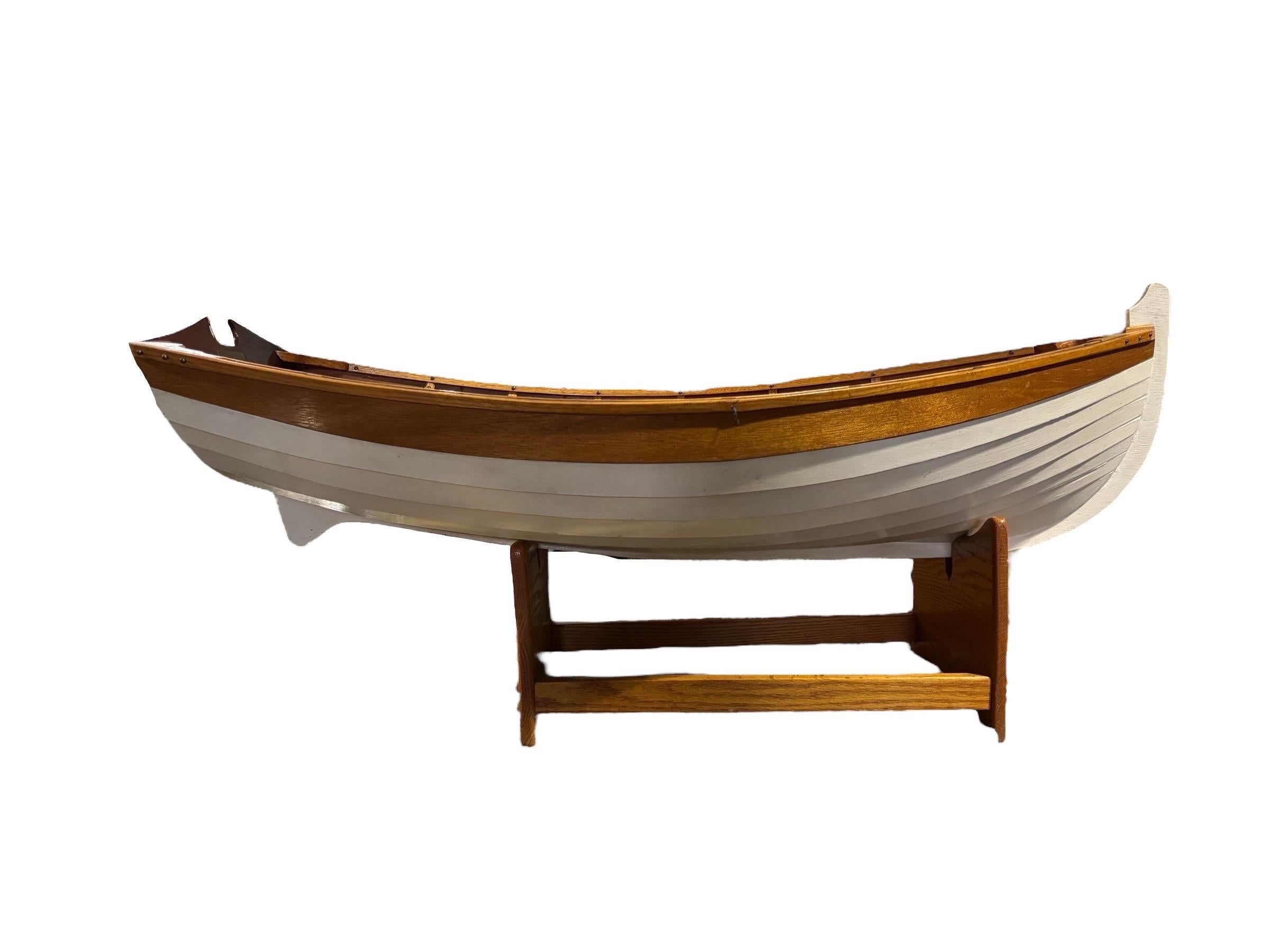 Mesa baja Rowboat con tapa de cristal Rústico en venta