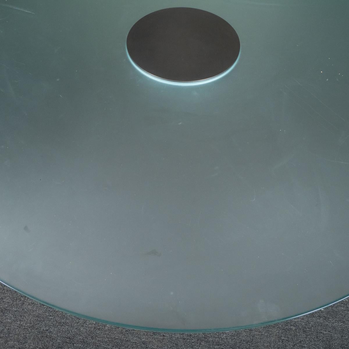 Contemporary Glass top table by Antonio Citterio For Sale
