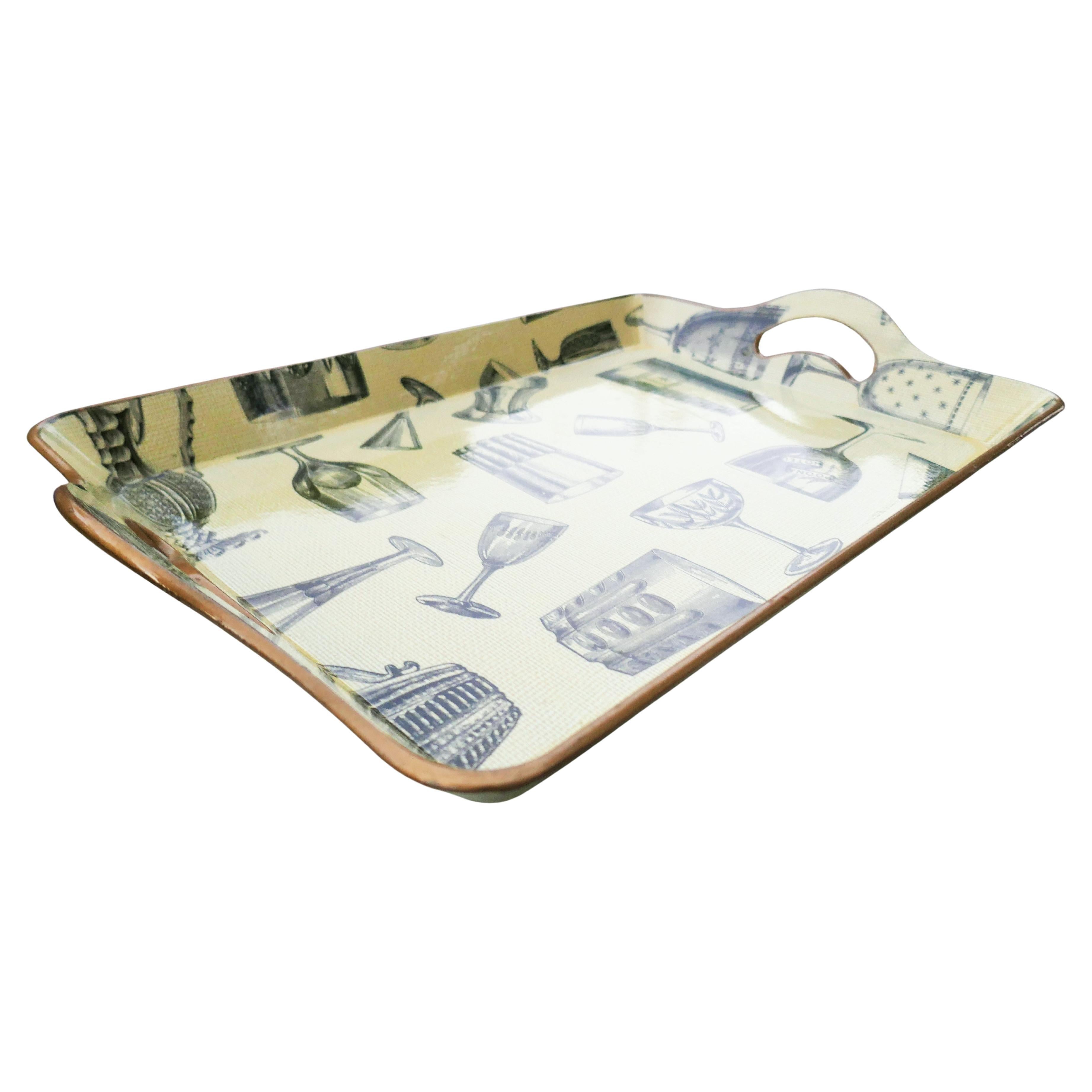 Late 20th Century Glass tray For Sale