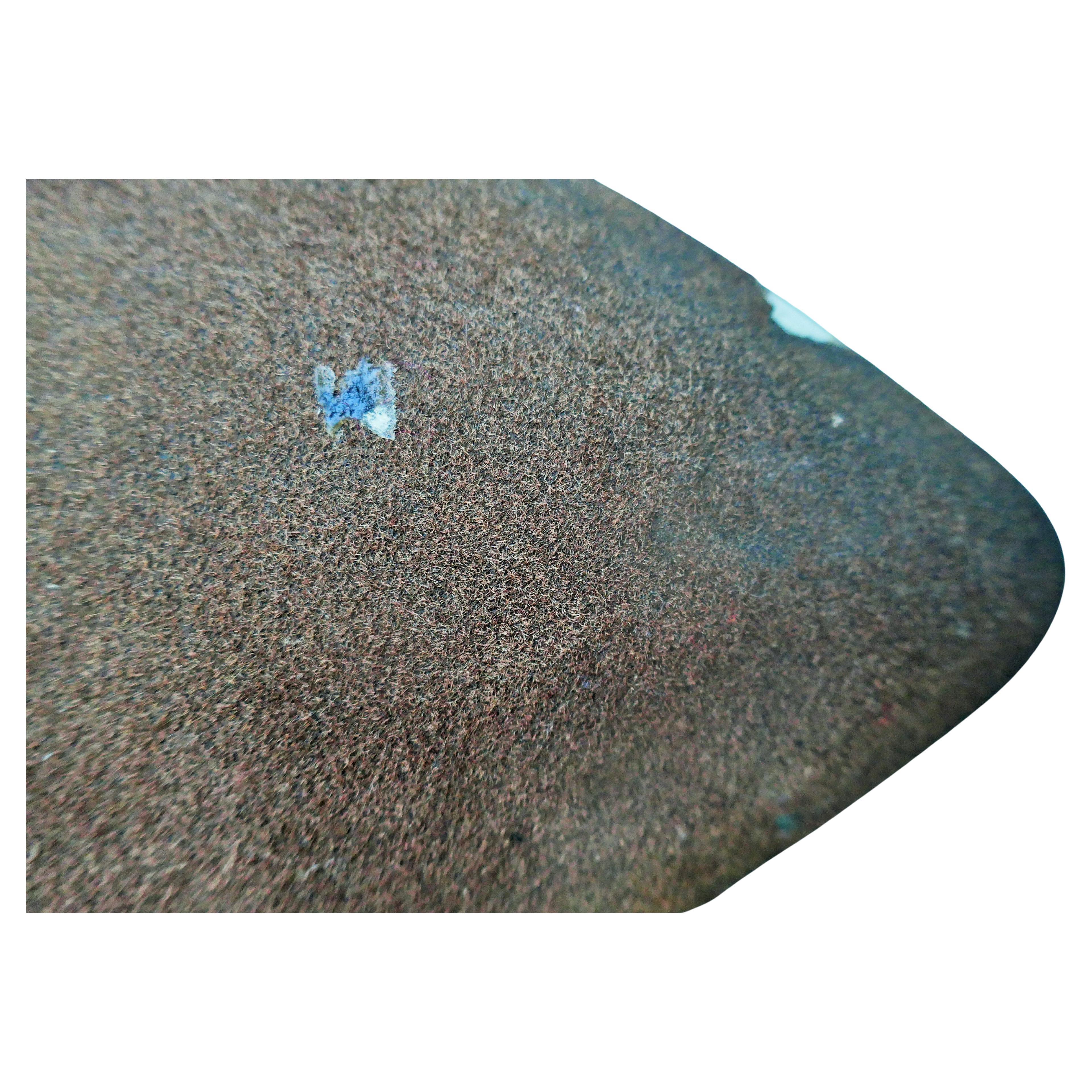 Glass tray with possible gold leaf and an abstract design. For Sale 4