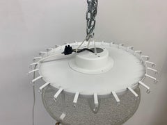 Glass Tubes Chandelier Flush Mount from Doria Leuchten, 1960s