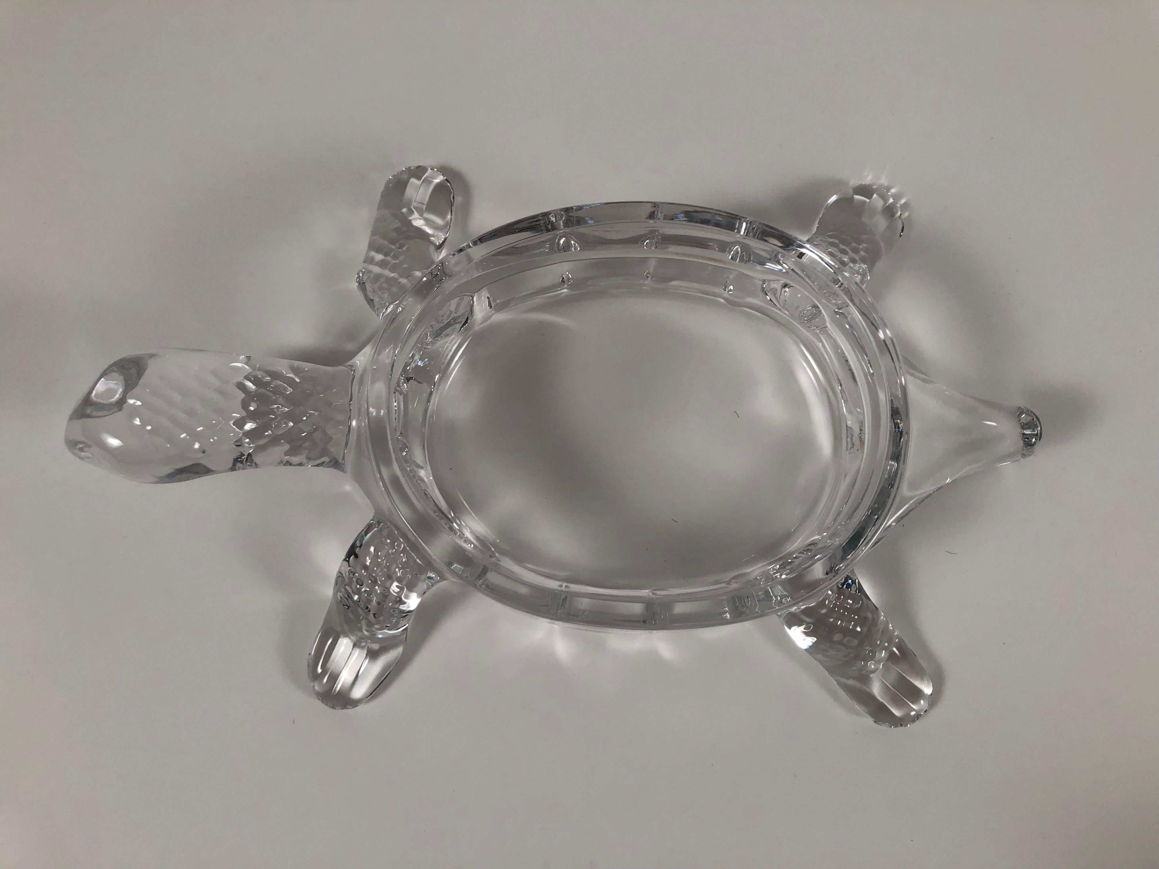 glass turtle bowl