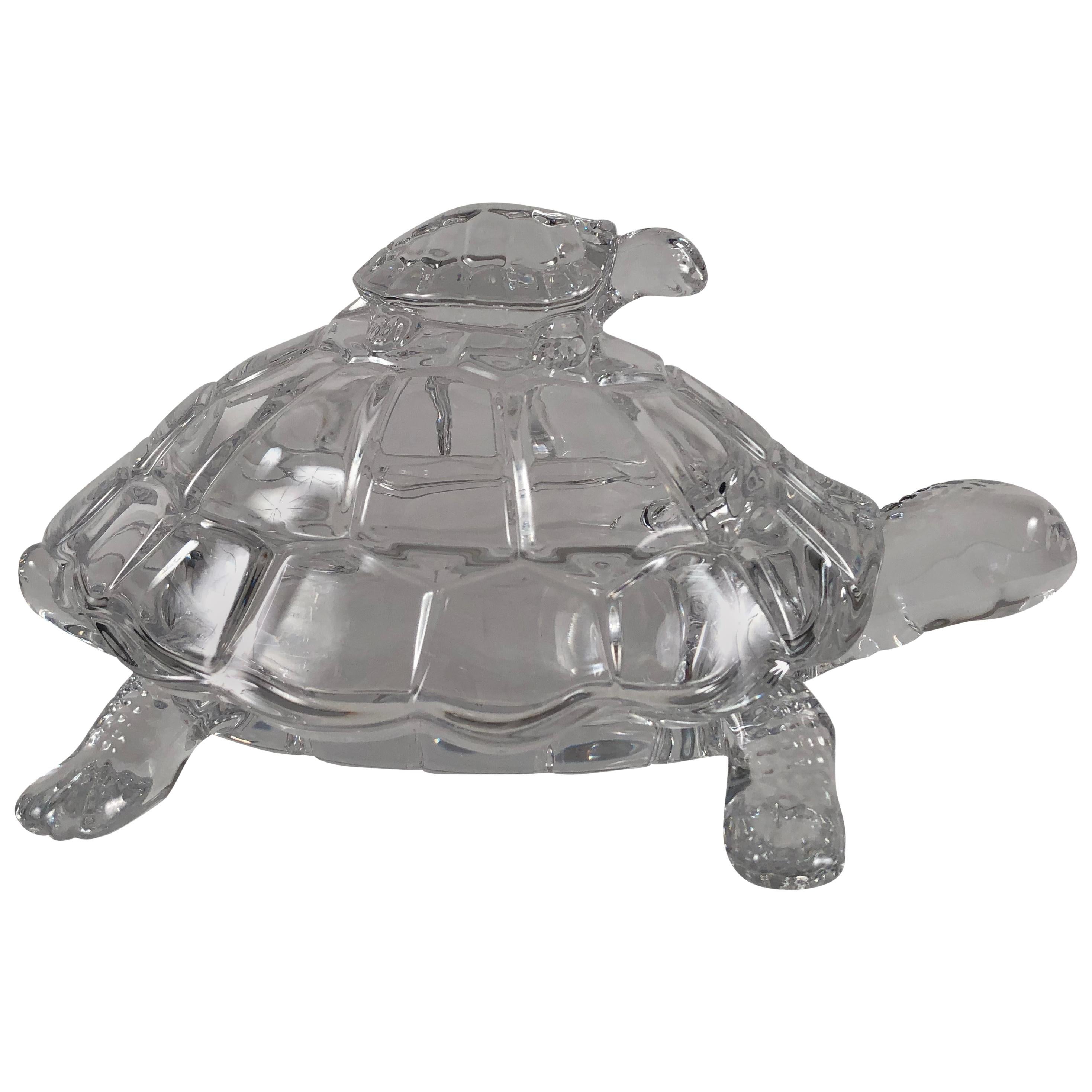 Glass Turtle Form Covered Candy or Nut Dish at 1stDibs turtle candy