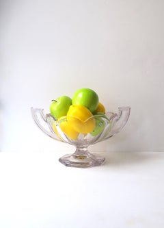 Glass Urn with Scalloped Edge