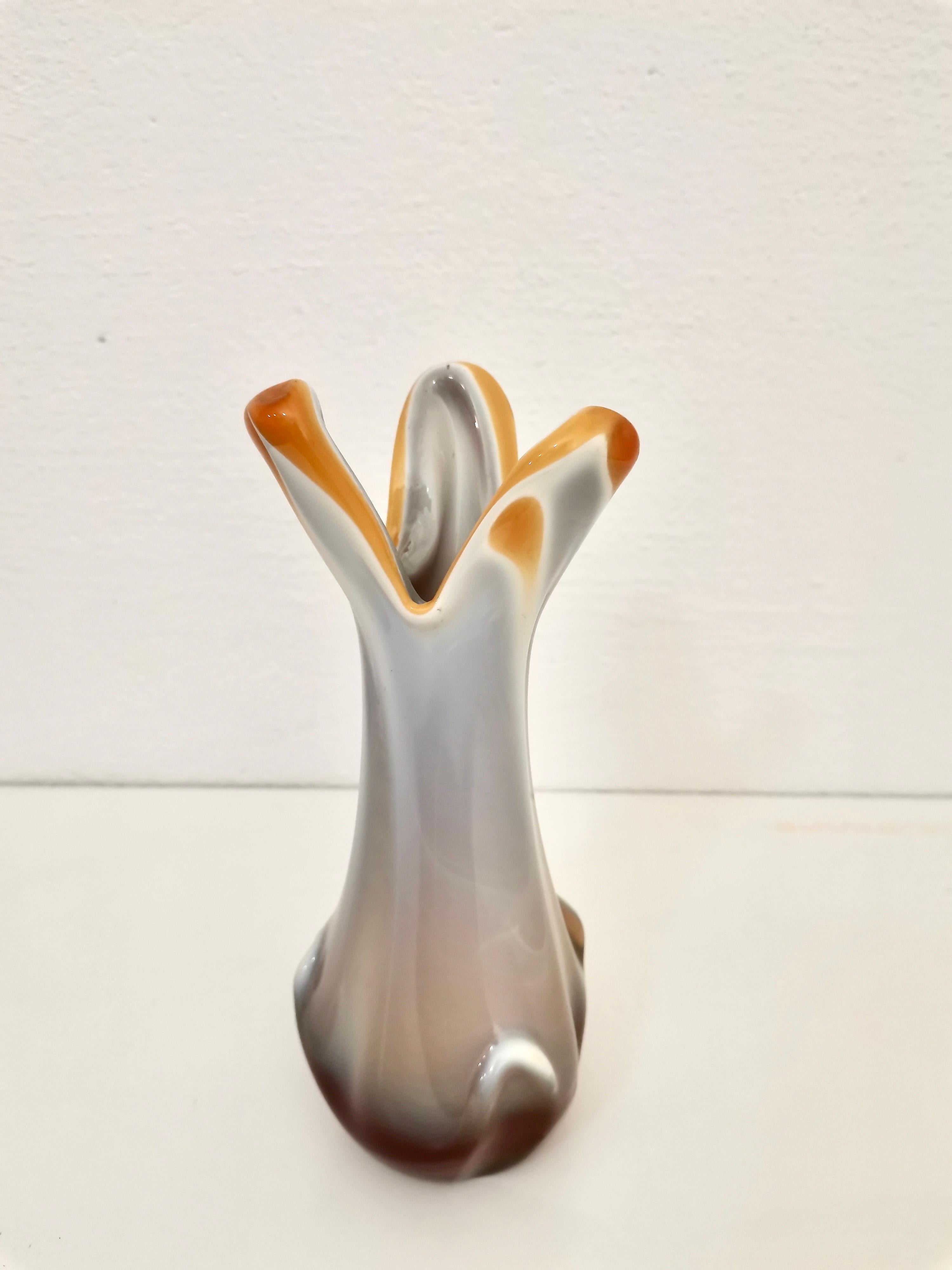 Mid-Century Modern Glass Vase, 1970s