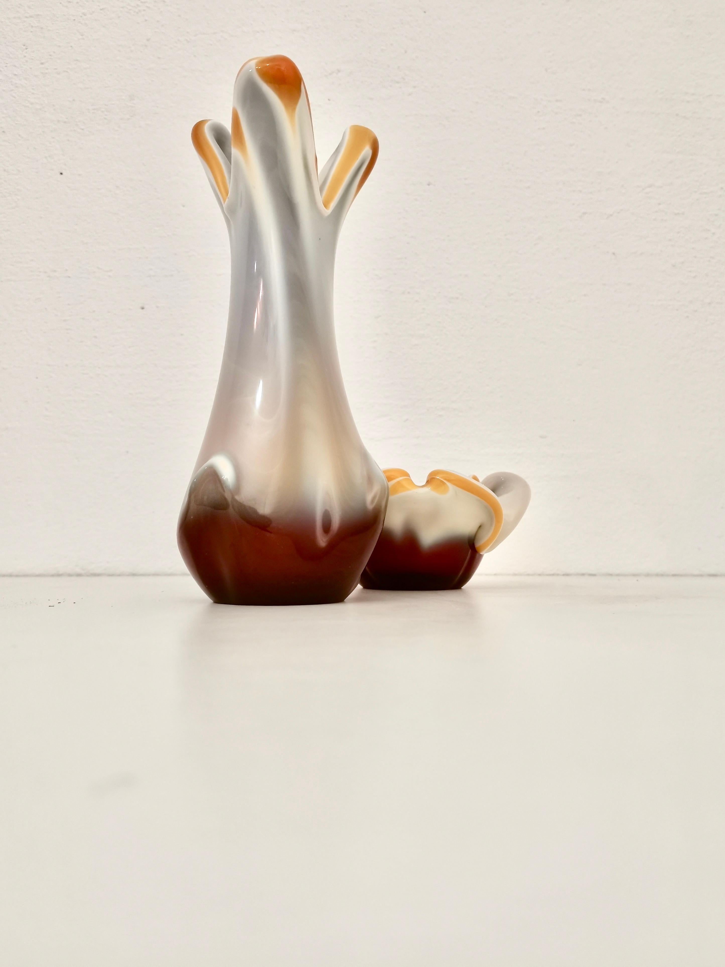 Glass Vase, 1970s For Sale 2
