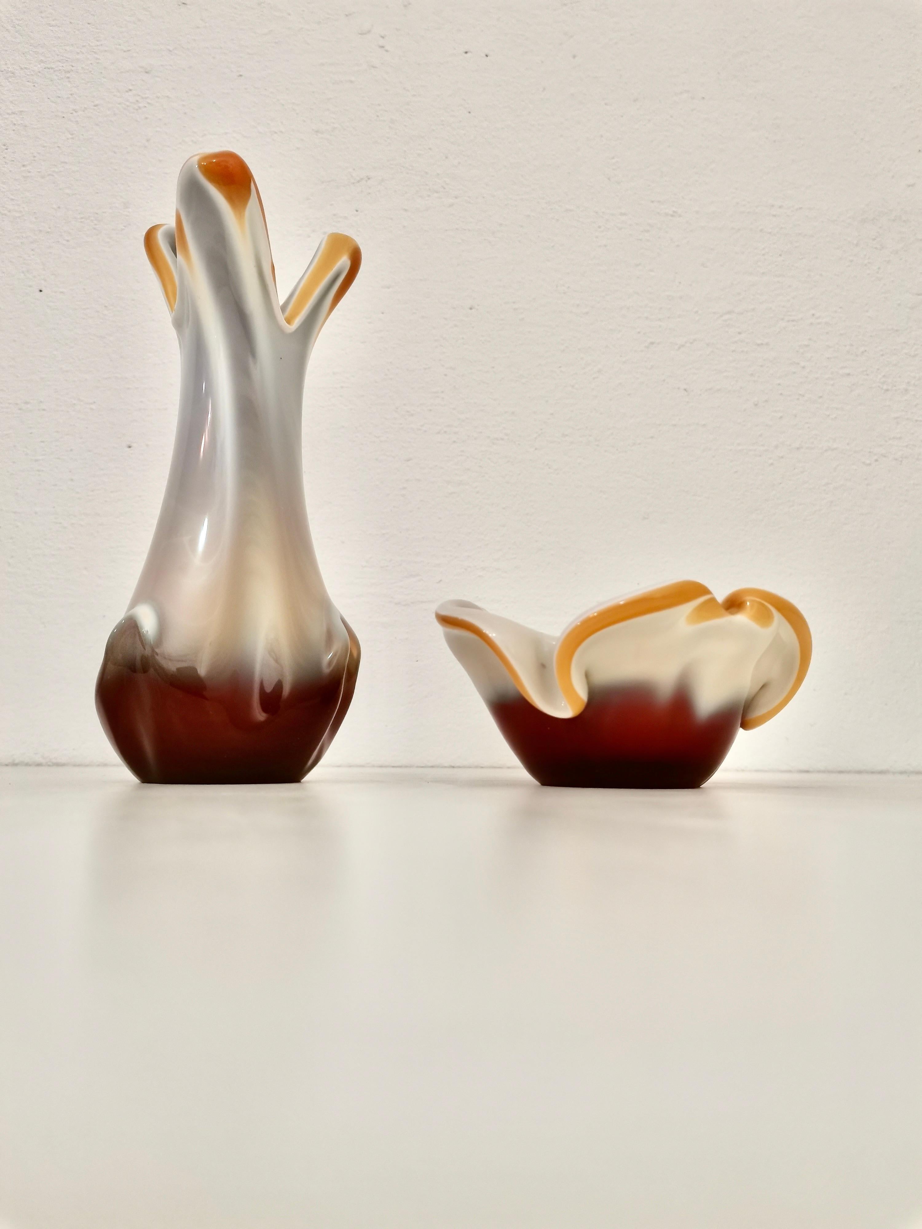 Glass Vase, 1970s For Sale 3