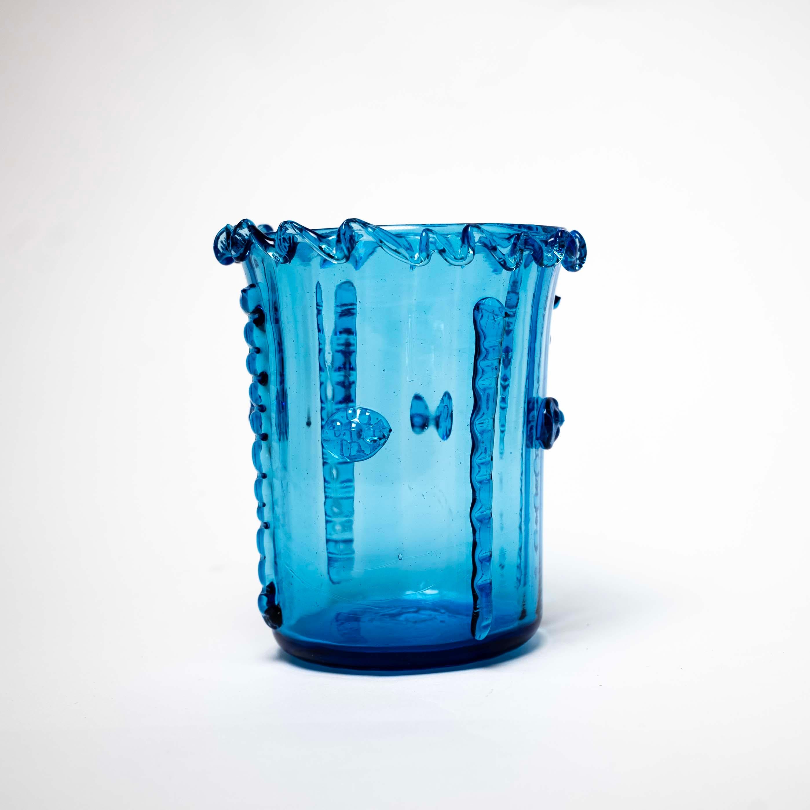 Scandinave moderne Vase en verre attribué à Edvin Ollers pour Kosta Boda, Suède, c.C. 1940 en vente