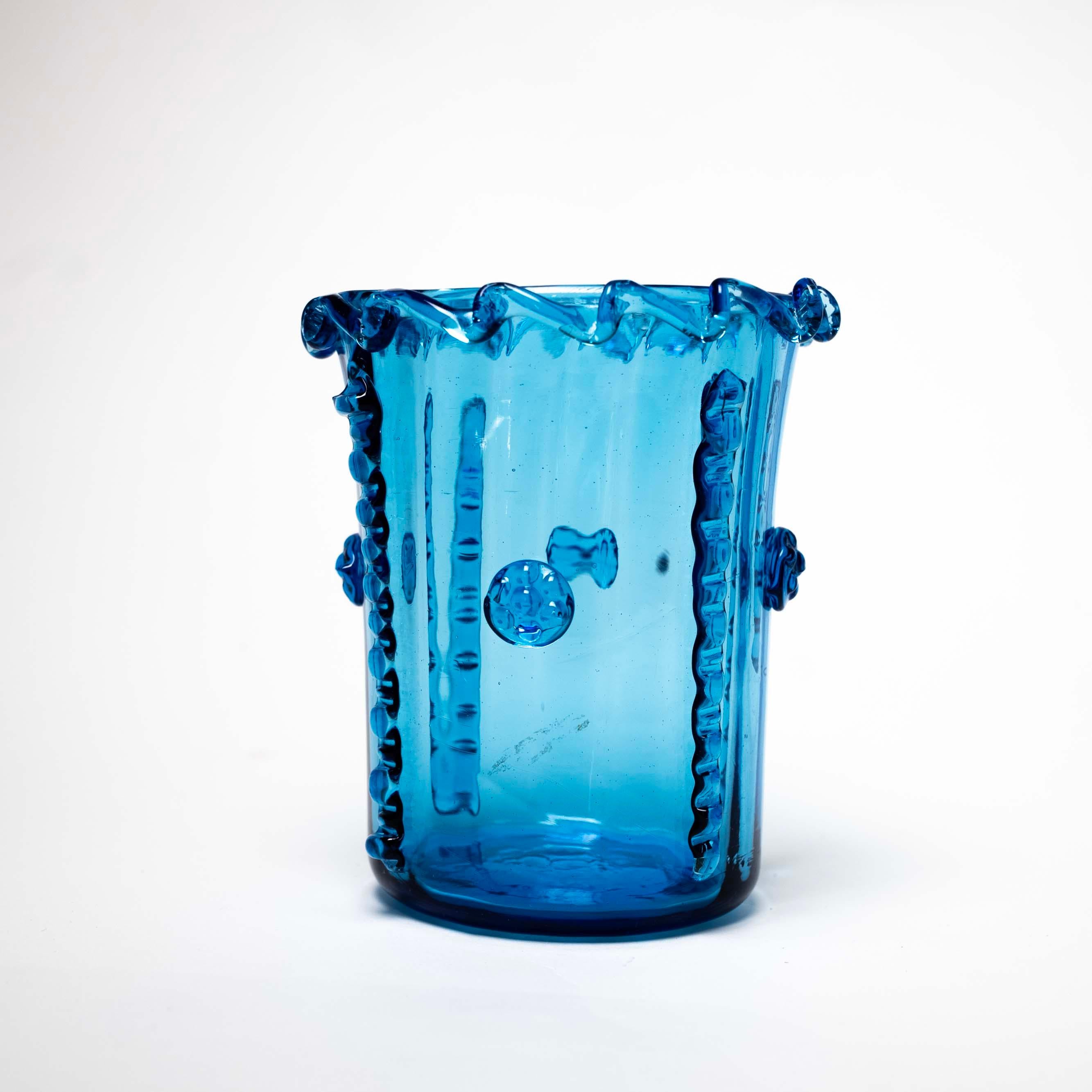 Vase en verre attribué à Edvin Ollers pour Kosta Boda, Suède, c.C. 1940 Excellent état - En vente à New York, NY