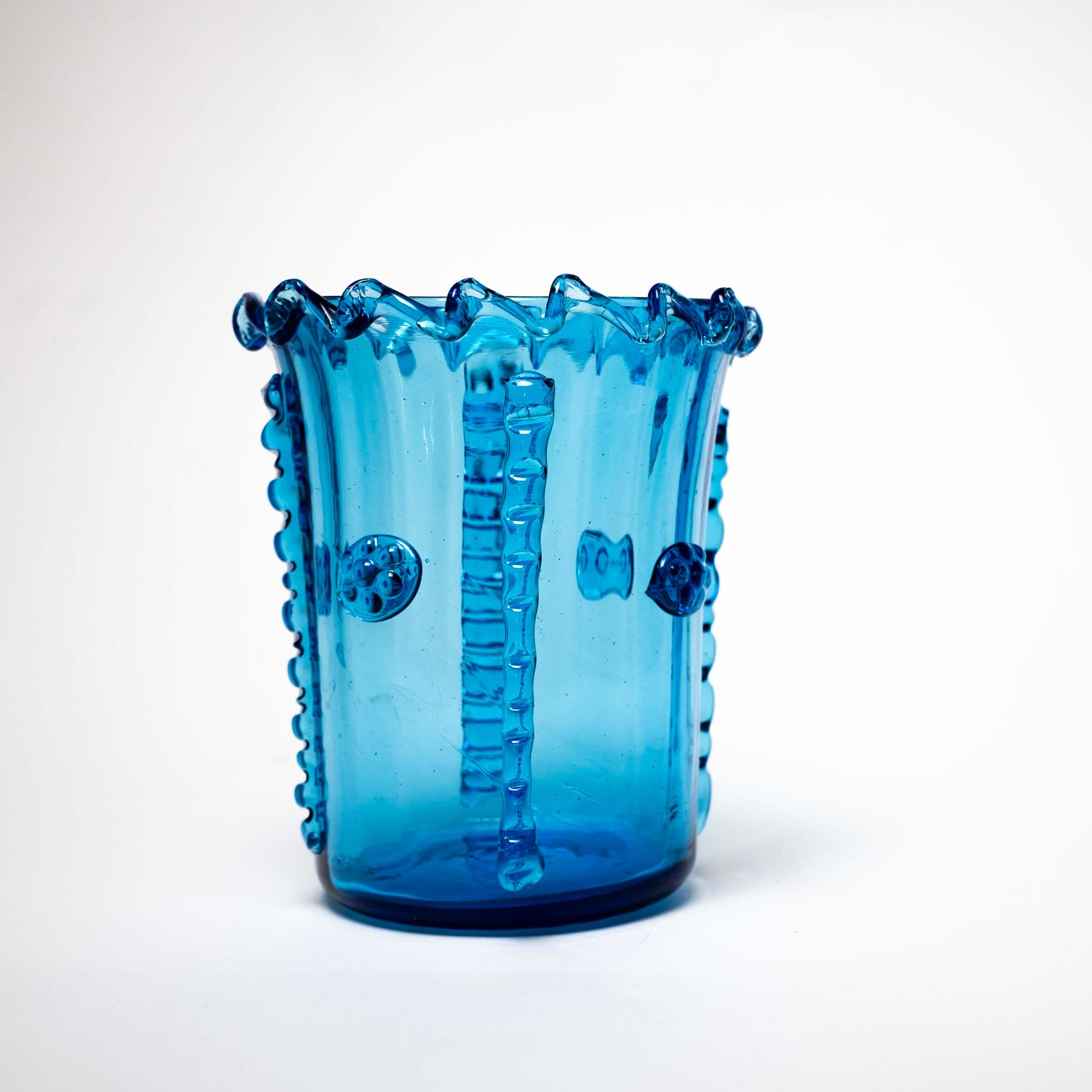 Milieu du XXe siècle Vase en verre attribué à Edvin Ollers pour Kosta Boda, Suède, c.C. 1940 en vente